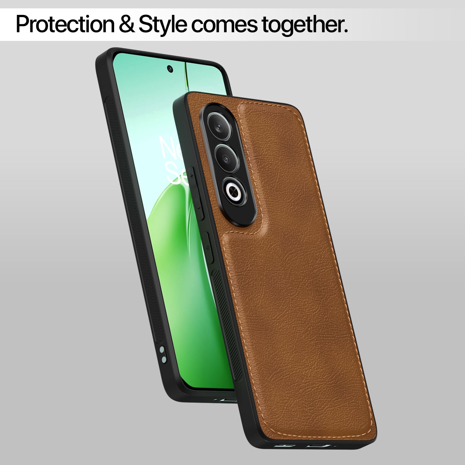 Pikkme OnePlus Nord CE 4 5G Leatherback Back Case | Brown