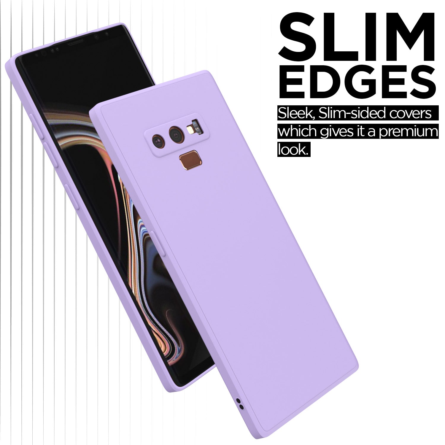 Pikkme Samsung Galaxy Note 9 Soft Matte Silicone Shockproof Case | Purple