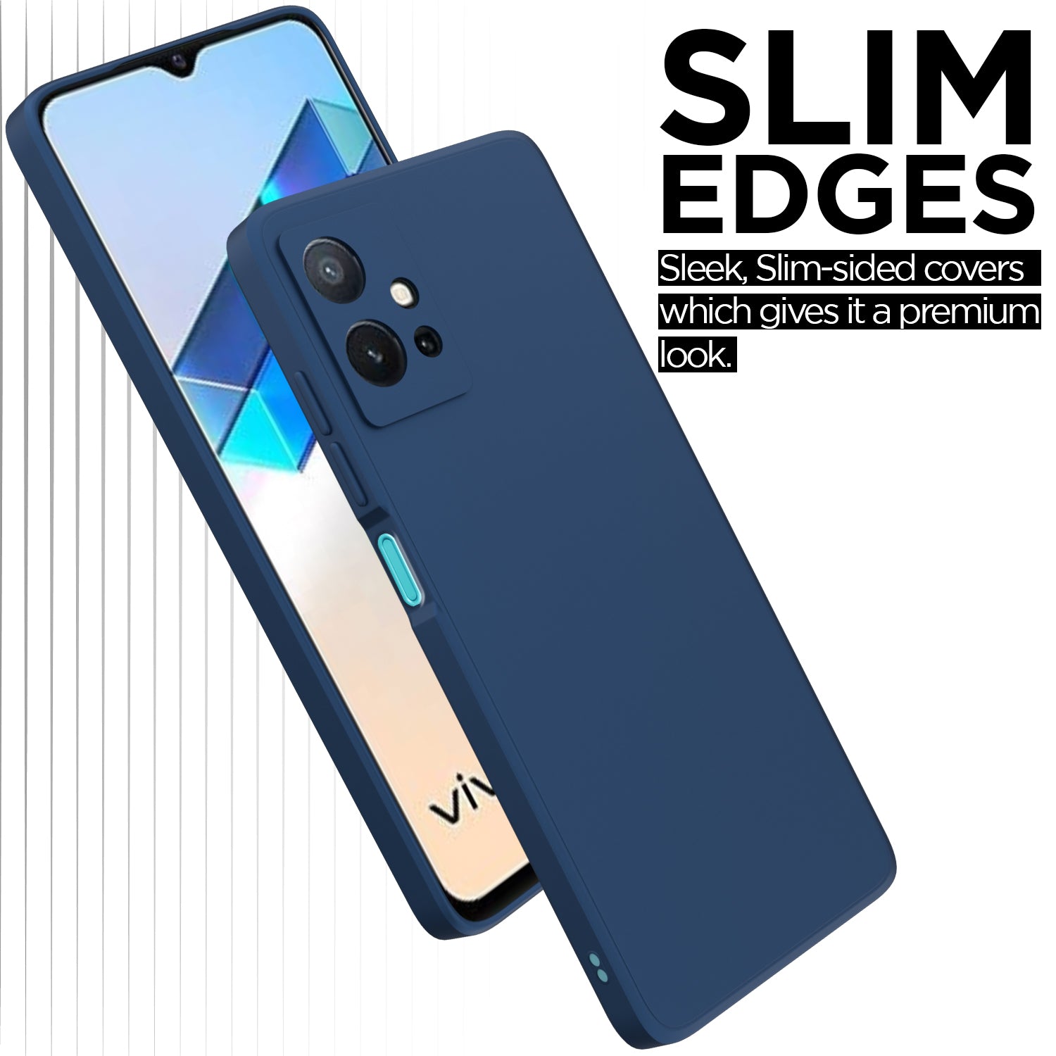 Pikkme Vivo T1 5G / Vivo Y75 5G / iQOO Z6 5G Soft Matte Silicone Shockproof Case | Green