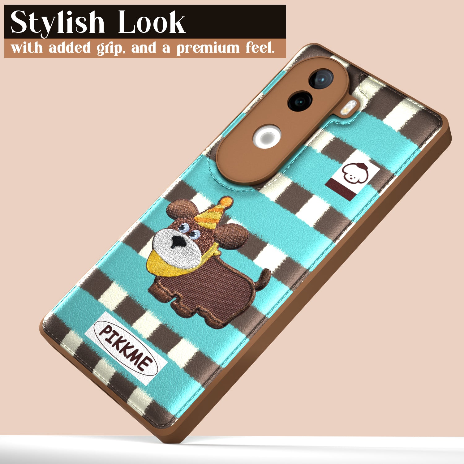 Pikkme iQOO Z9s 5G / Vivo V40e 5G Cute Girlish Dog Series Back Cover (Design2)