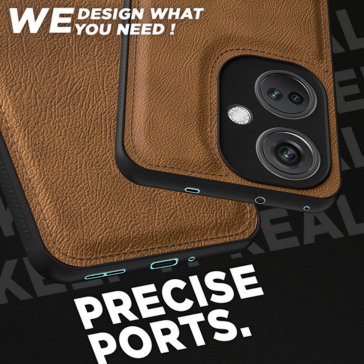 Pikkme OnePlus Nord Ce 3 5G Leather Back Case | Brown