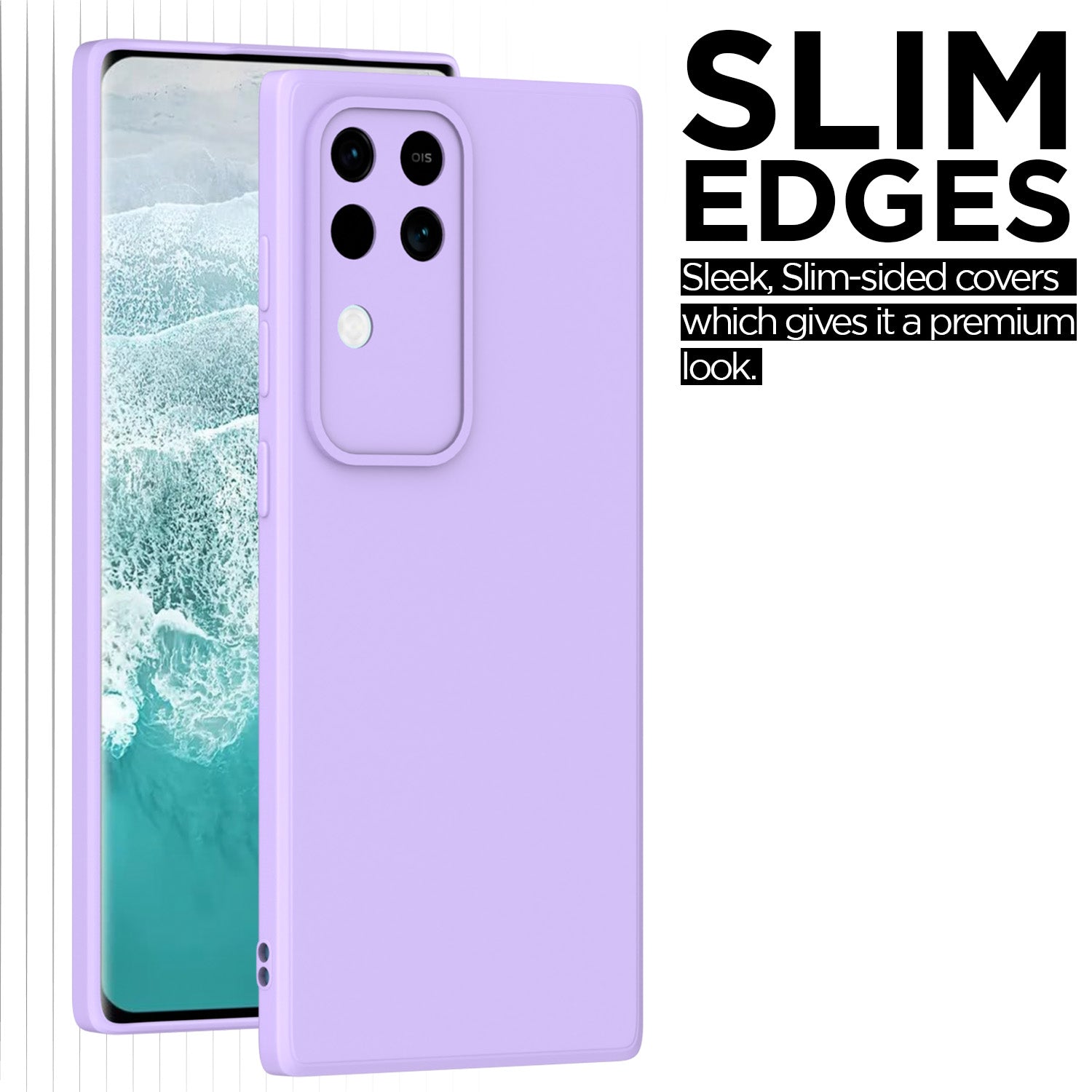 Pikkme Vivo V30 5G / Vivo V30 Pro 5G Soft Matte Silicone Shockproof Case | Purple