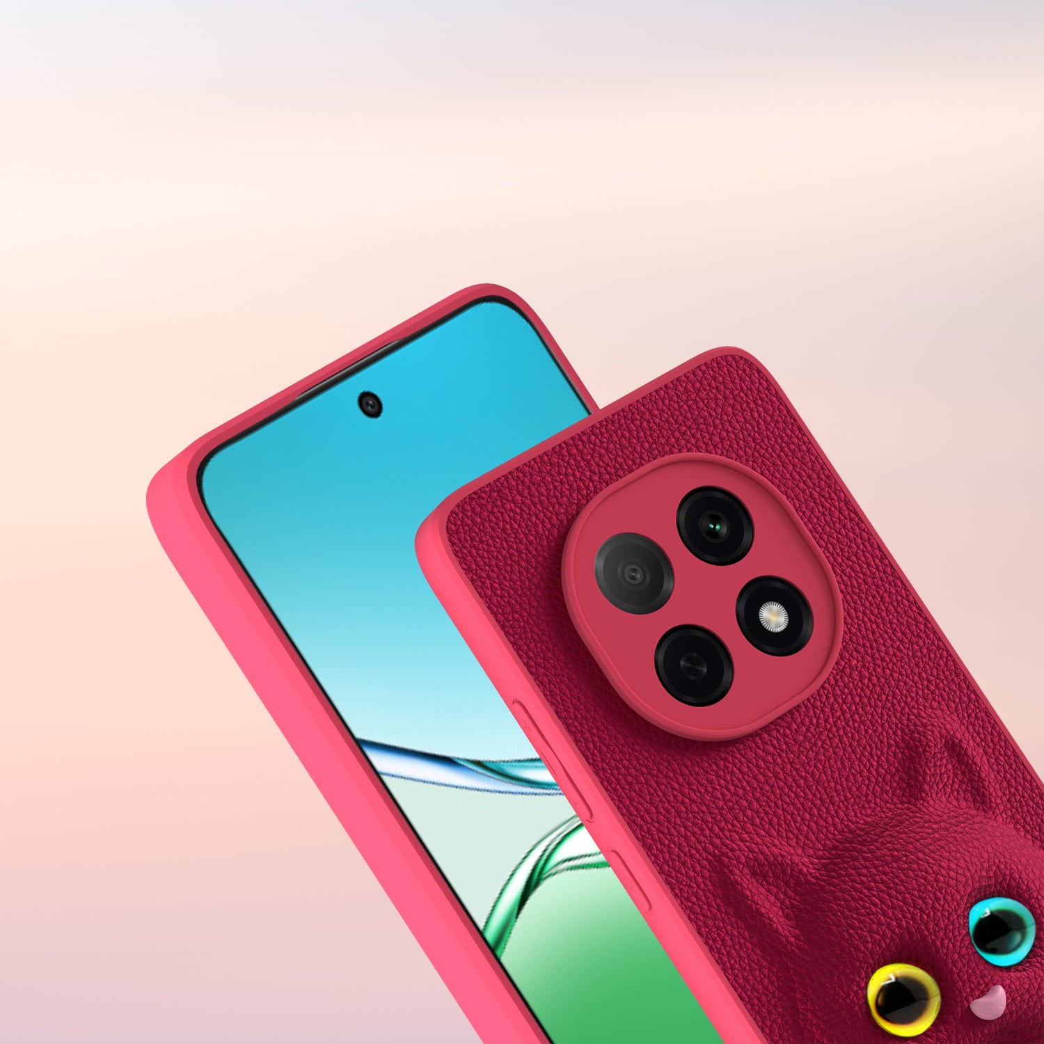 Pikkme Oppo F29 Pro 5G Kitty Back Cover (Pink)