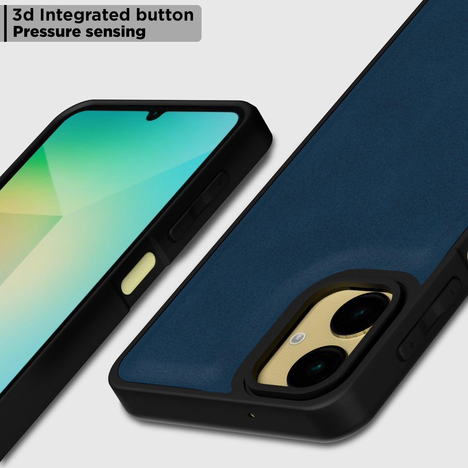 Pikkme Samsung Galaxy A06 Premium Leatherback Case (Blue)