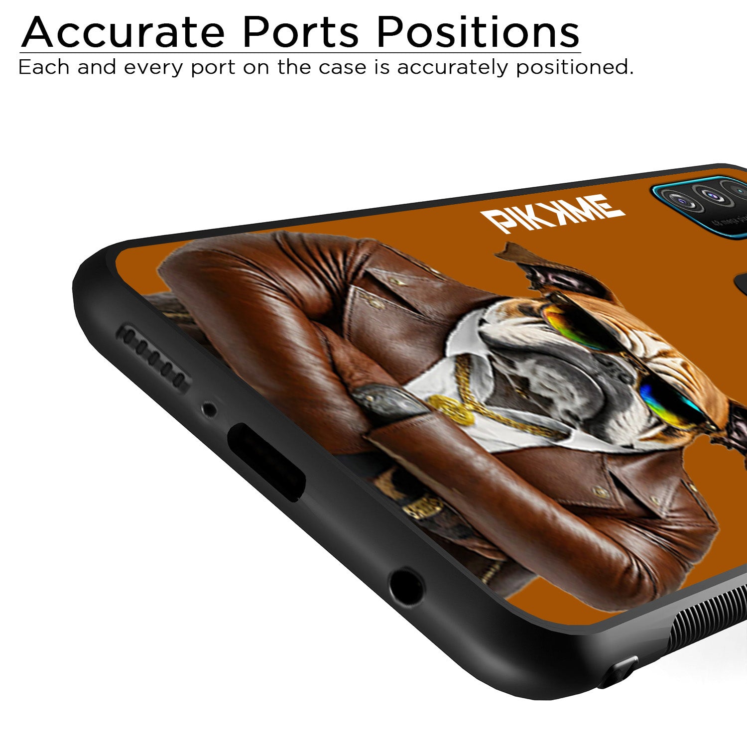 Pikkme Brown Dog Swag Samsung Galaxy M30s Nim2 Back Cover (Design 10)