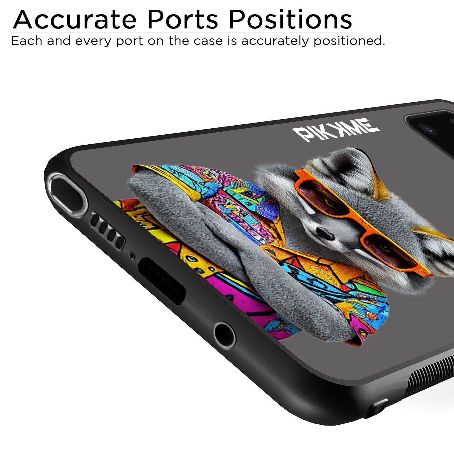Pikkme Grey Wolf Swag Samsung Galaxy Note 10 Lite Nim2 Back Cover (Design 01)