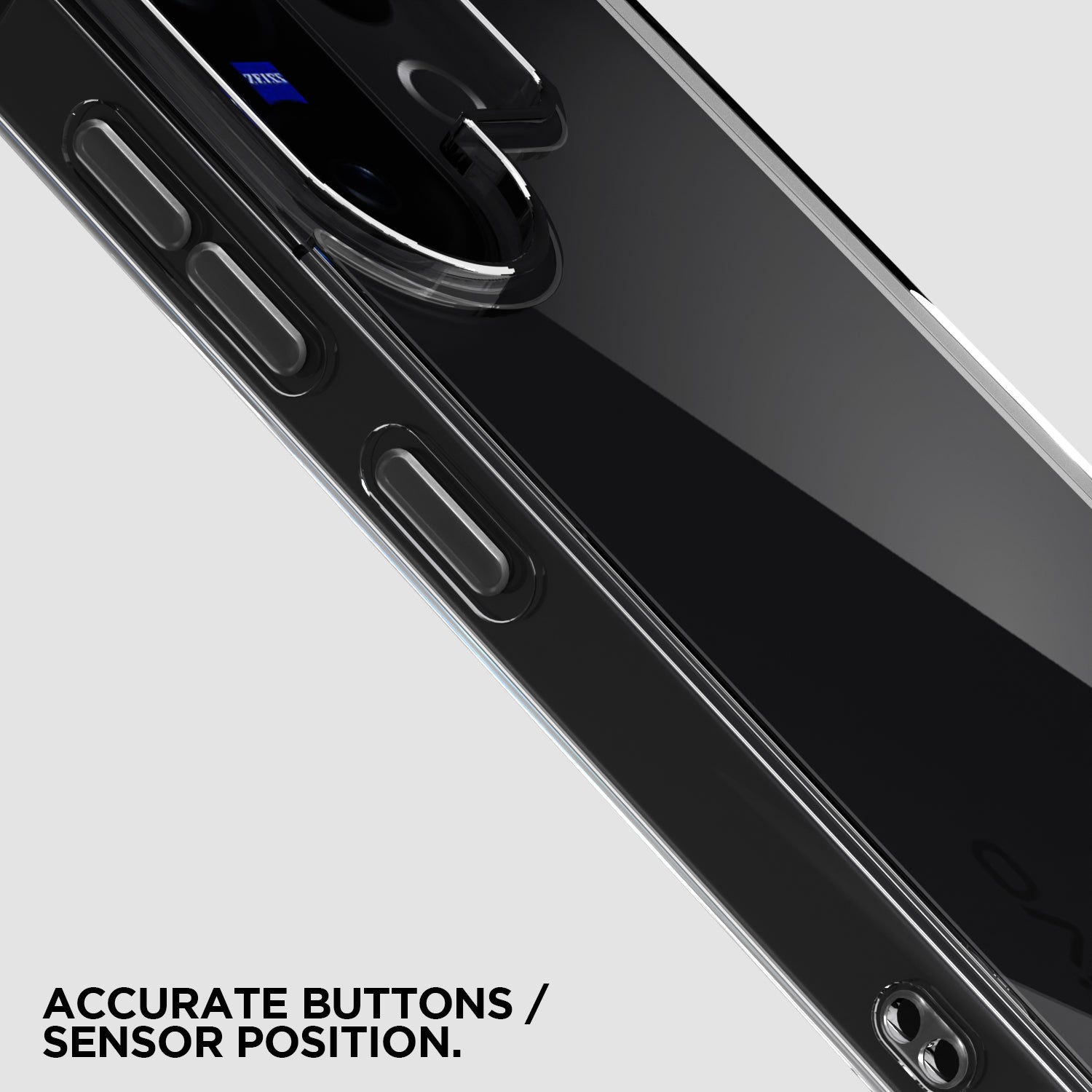 Pikkme Vivo V60 5G PC + TPU Crystal Clear Transparent Back Cover (Transparent)