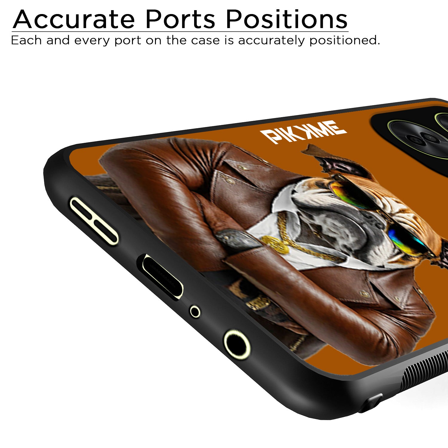 Pikkme Back Cover Pc Tpu + Printed Cool Funky Stylish Brown Dog Swag Raised Edges Camera Protection |Bumper Case For OnePlus Nord Ce 3 Lite 5G
