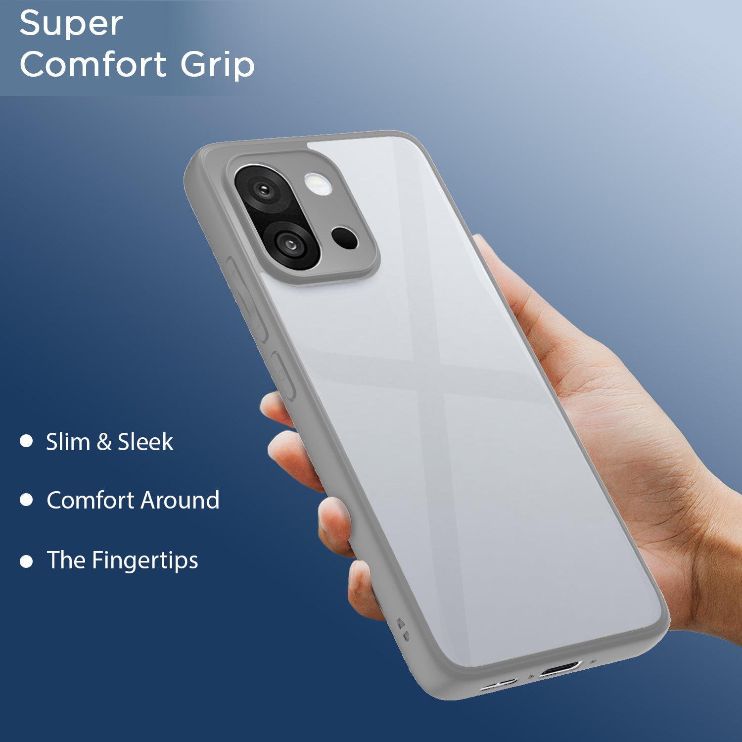 Pikkme OnePlus 13s 5G Eagle 2 Back Cover (Grey)