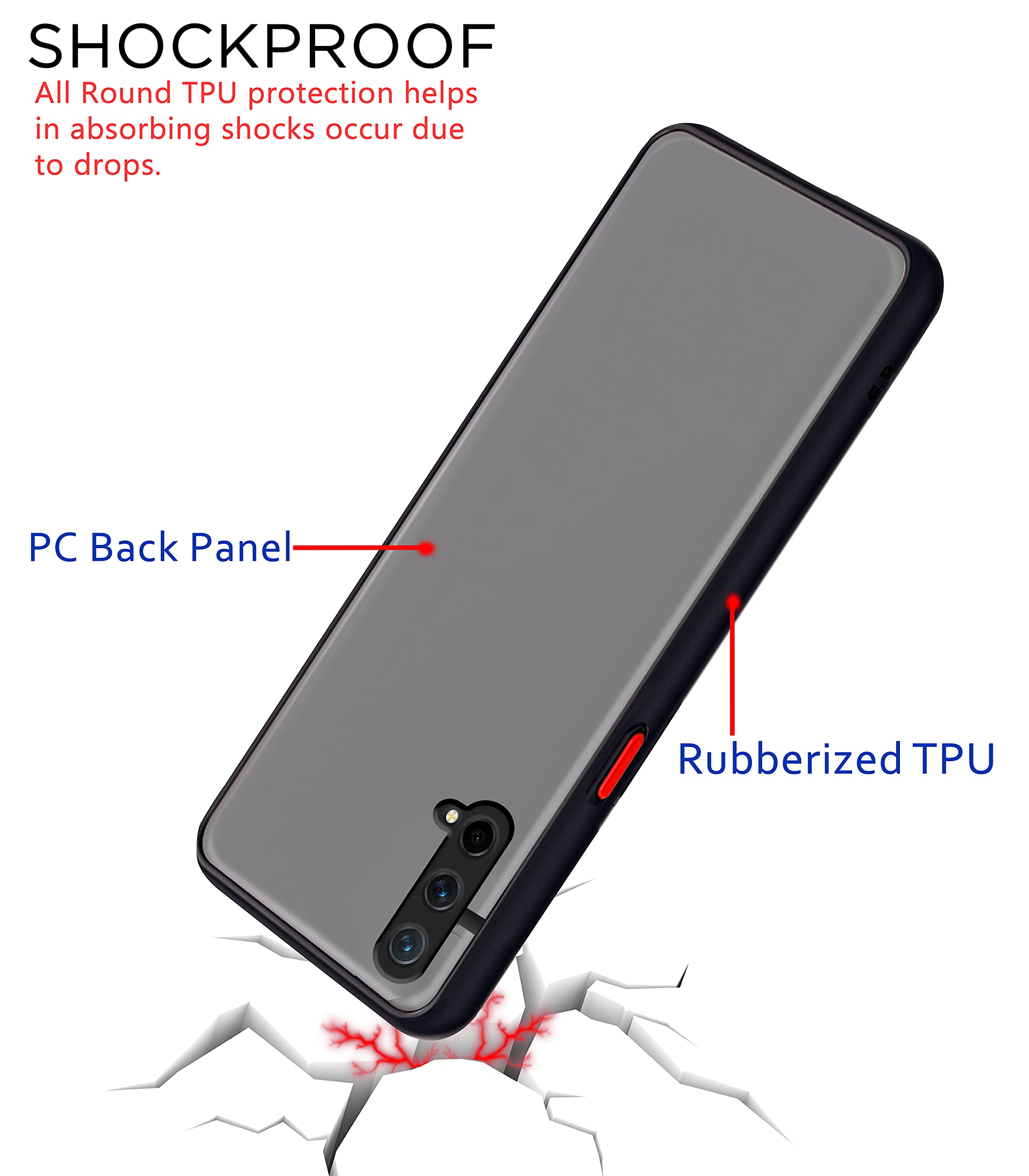 Pikkme black back cover for OnePlus Nord CE 5G – photo 4