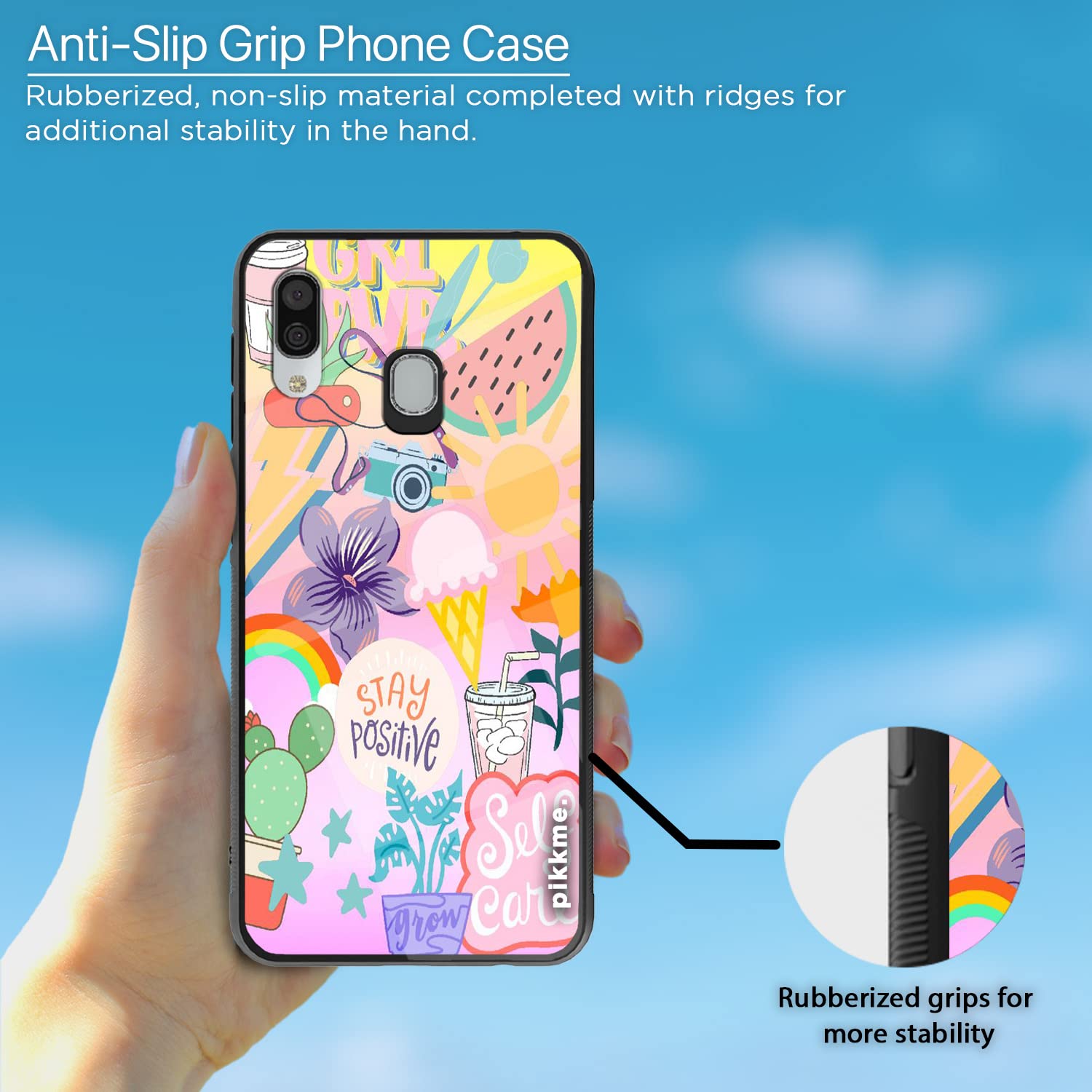 Samsung A20/A30/M10s Hybrid phone cover by Pikkme – photo 5