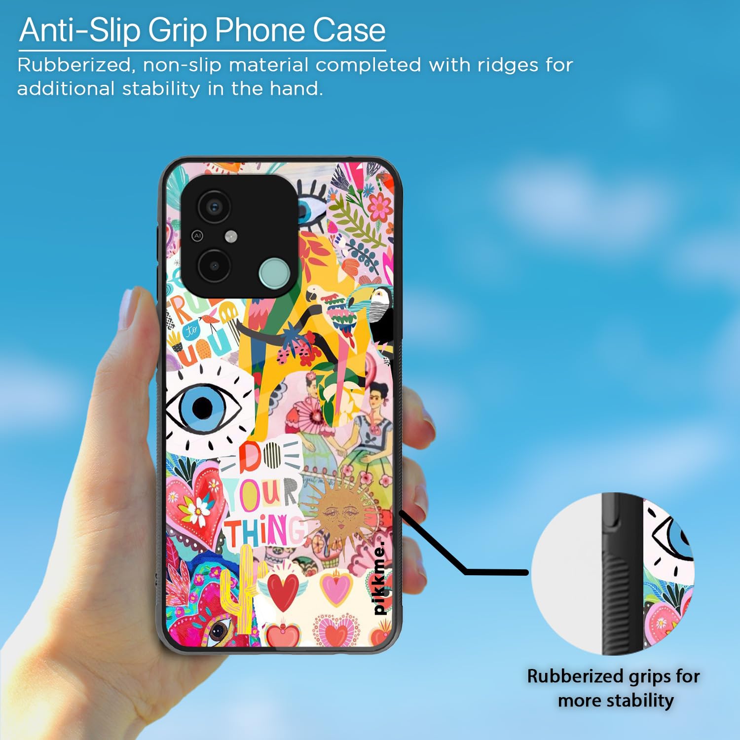 Pikkme Flower back cover for Redmi 12C/Poco C55 – photo 5