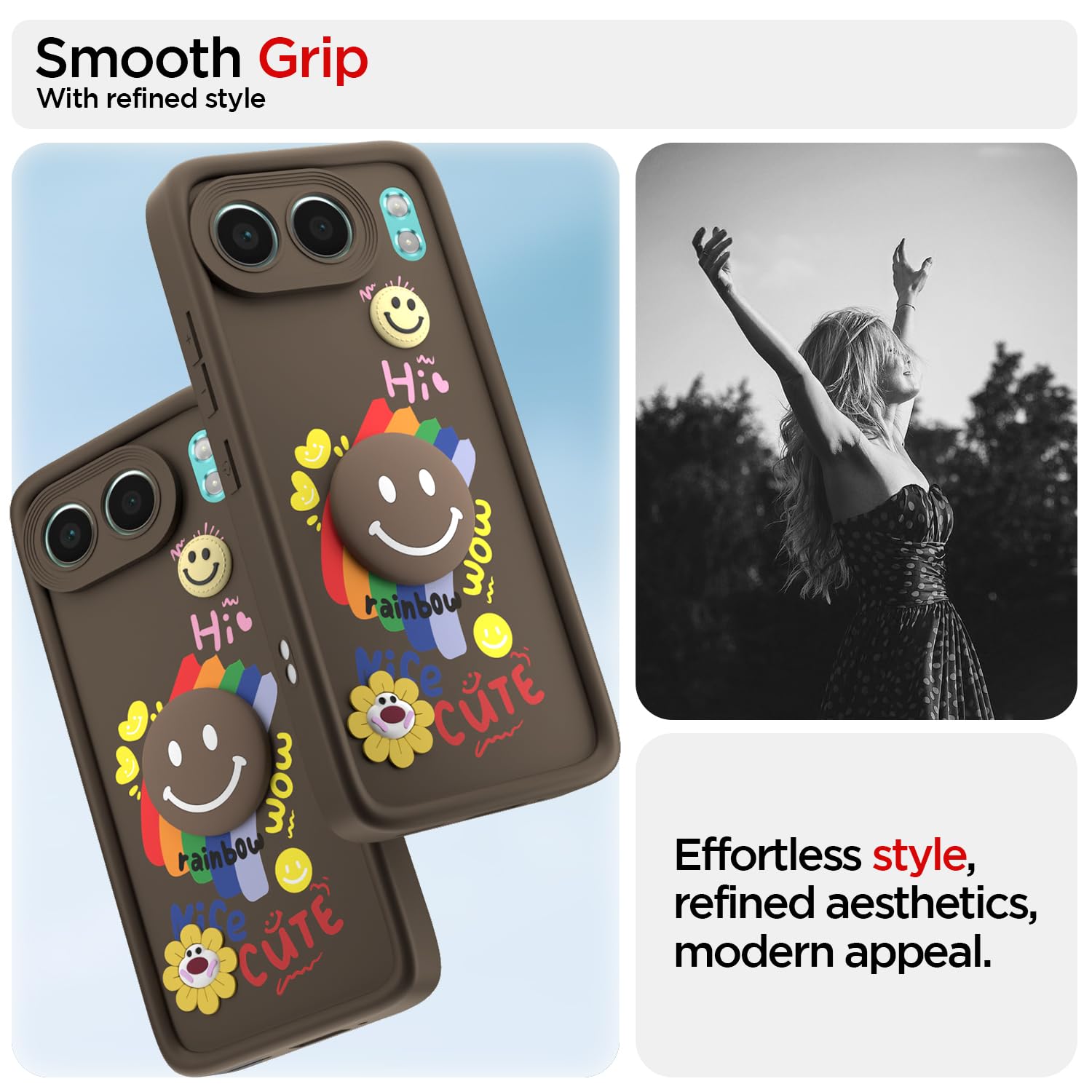 Pikkme brown mobile cover for OnePlus Nord 4 5G – photo 2