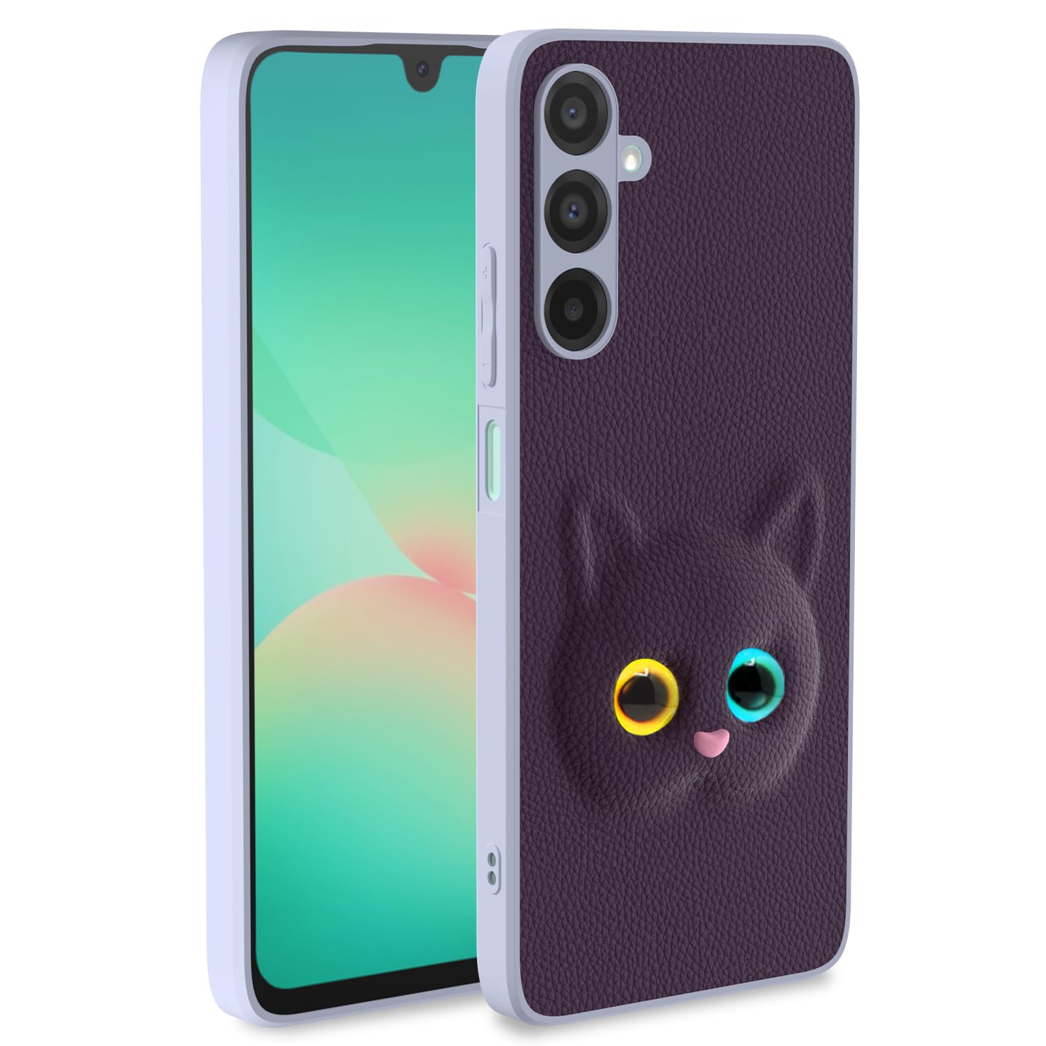 Pikkme Samsung Galaxy A26 5G Kitty Back Cover - Purple