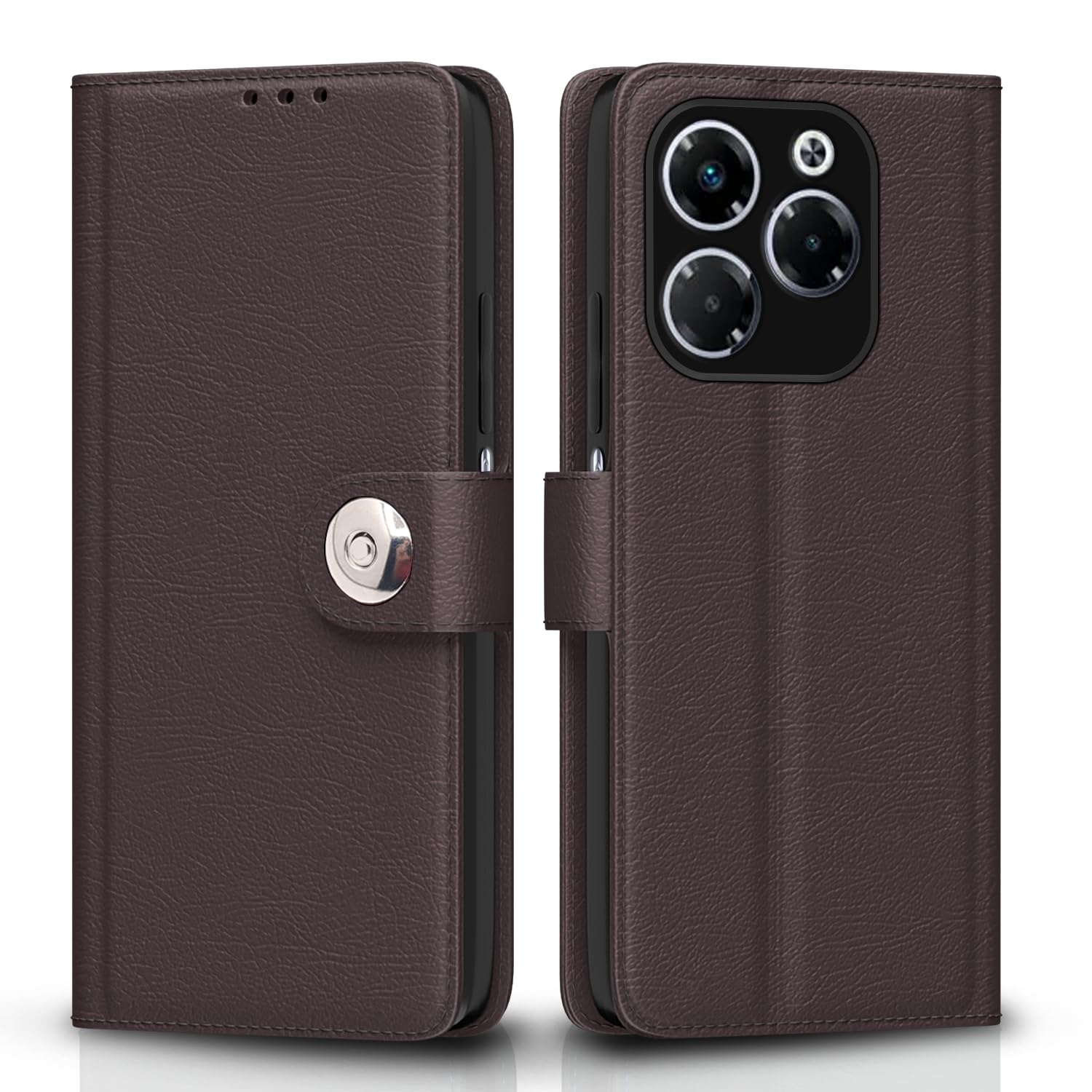 Coffee Button mobile flip cover for Infinix Note 40X 5G – Pikkme