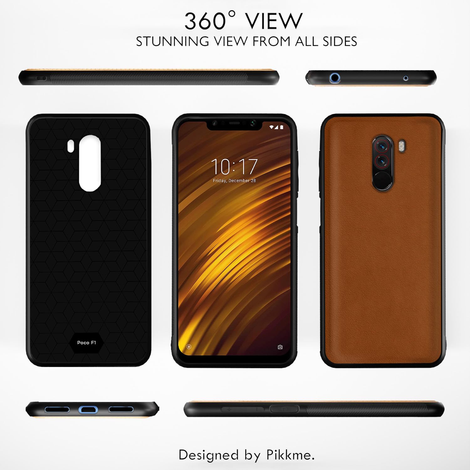 Camel Leather back cover for Poco F1 – Pikkme – photo 2