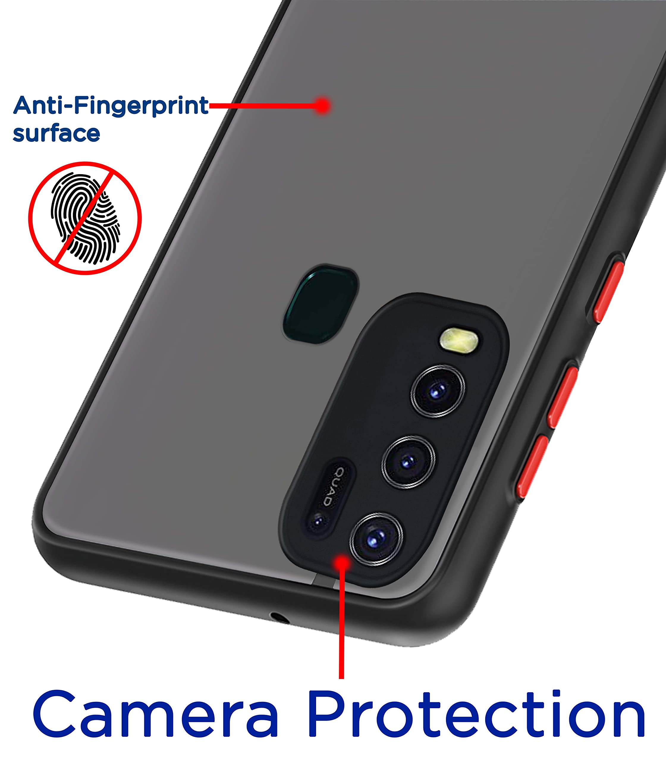 Pikkme Vivo Y30/Y50 Hybrid black back cover – photo 2