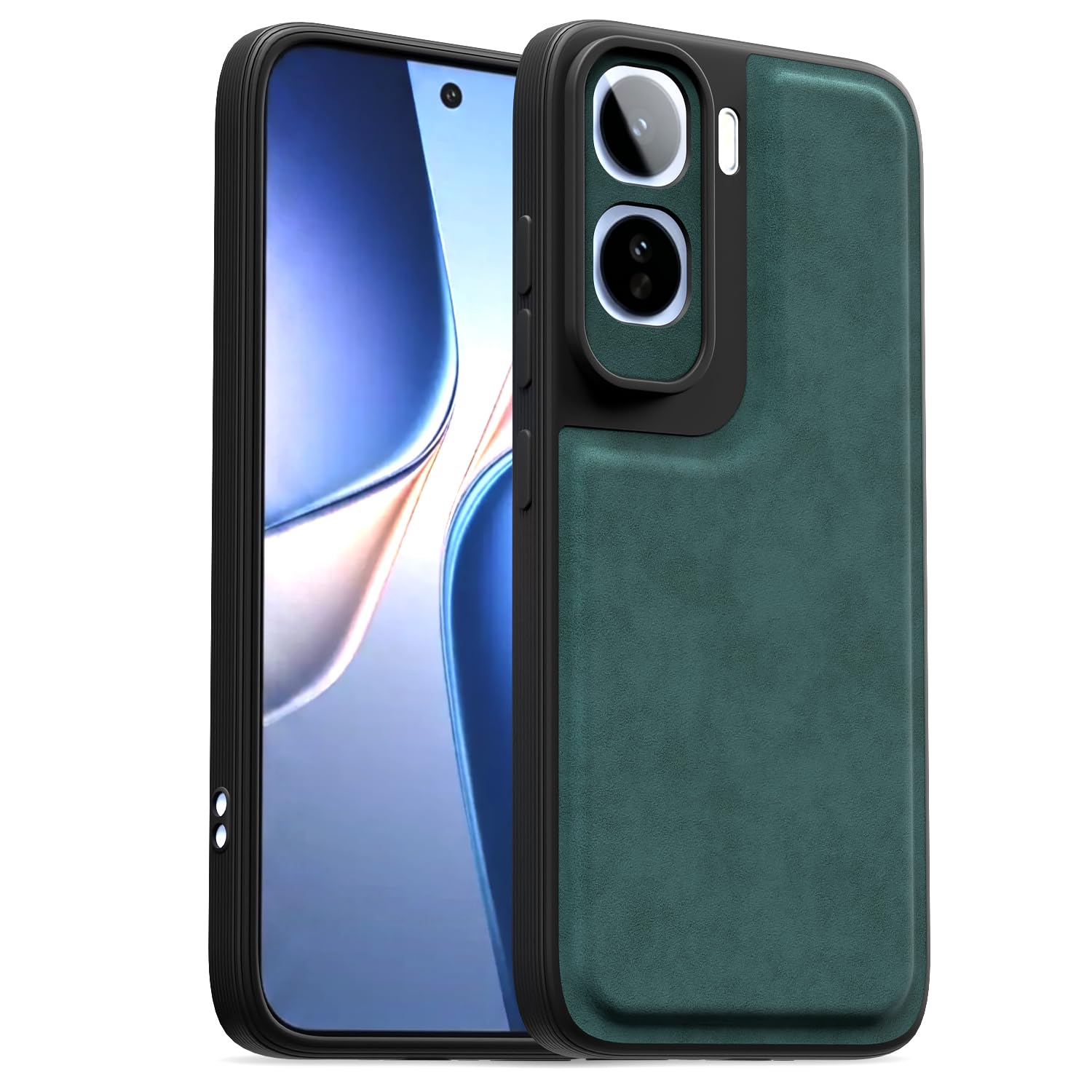 Pikkme Vivo T5 Pro 5G Leather green back cover