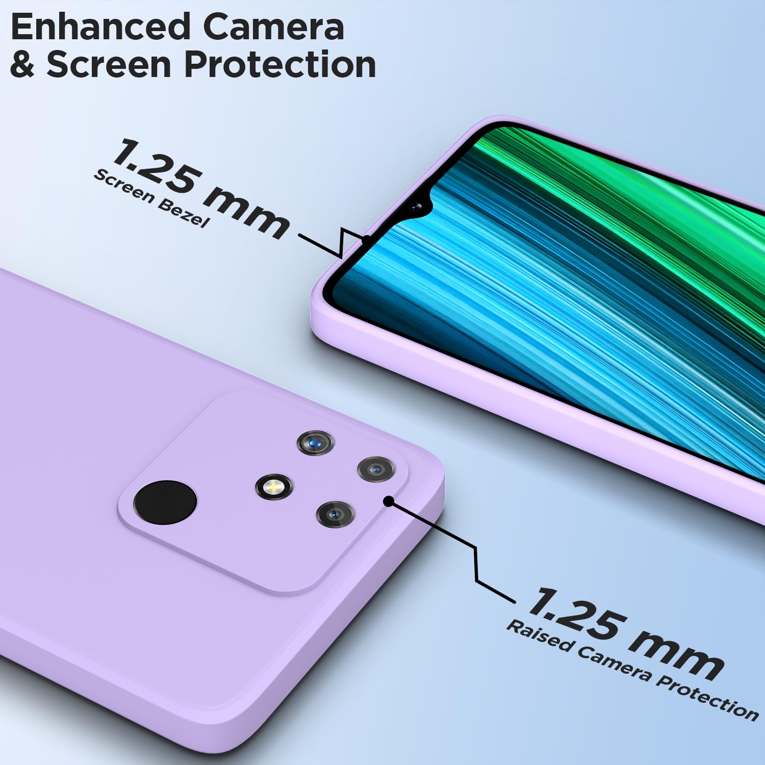 Purple mobile back cover for Realme Narzo 50A – Pikkme – photo 2