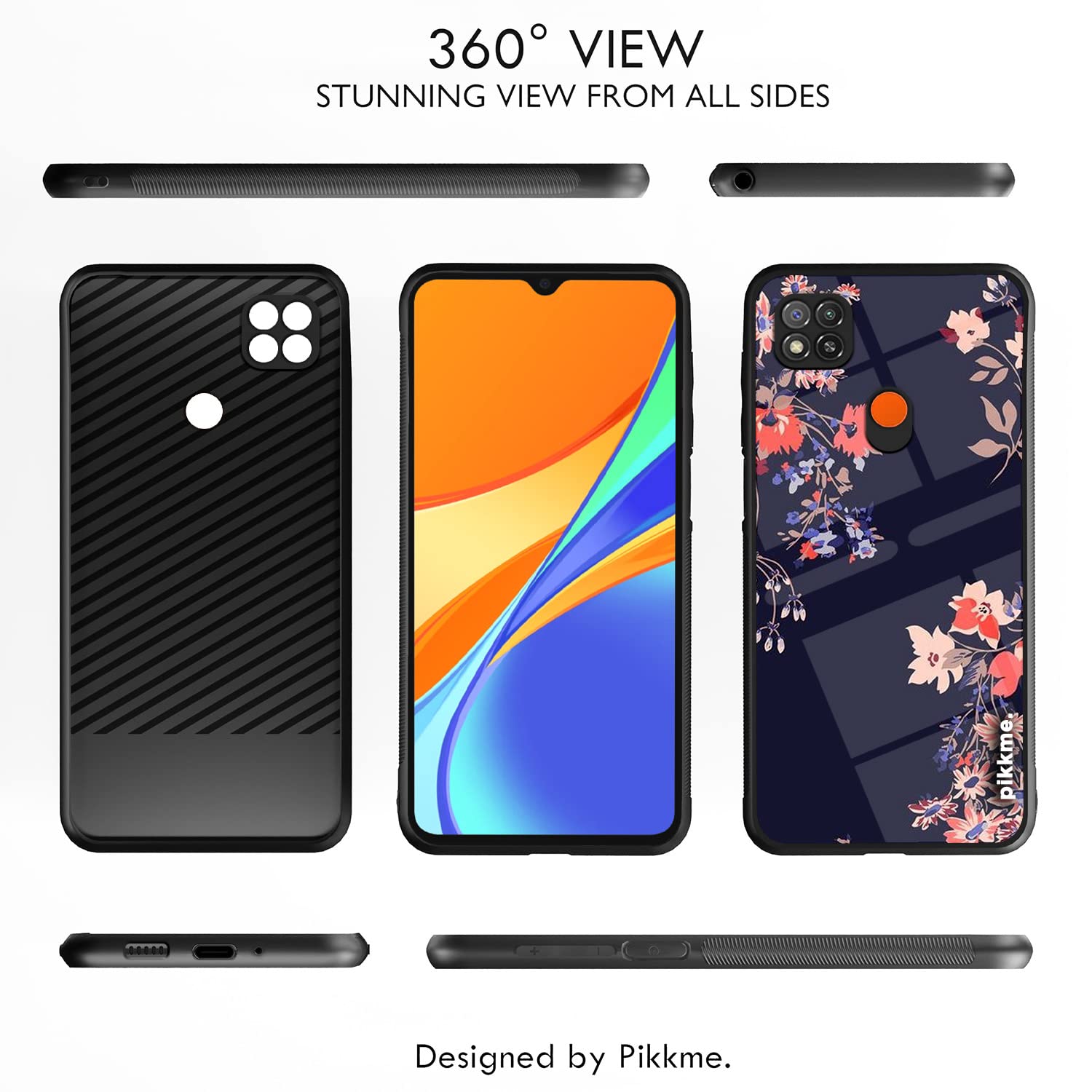 Pikkme Flower mobile back cover for Redmi 10A/9, Poco C31 – photo 2