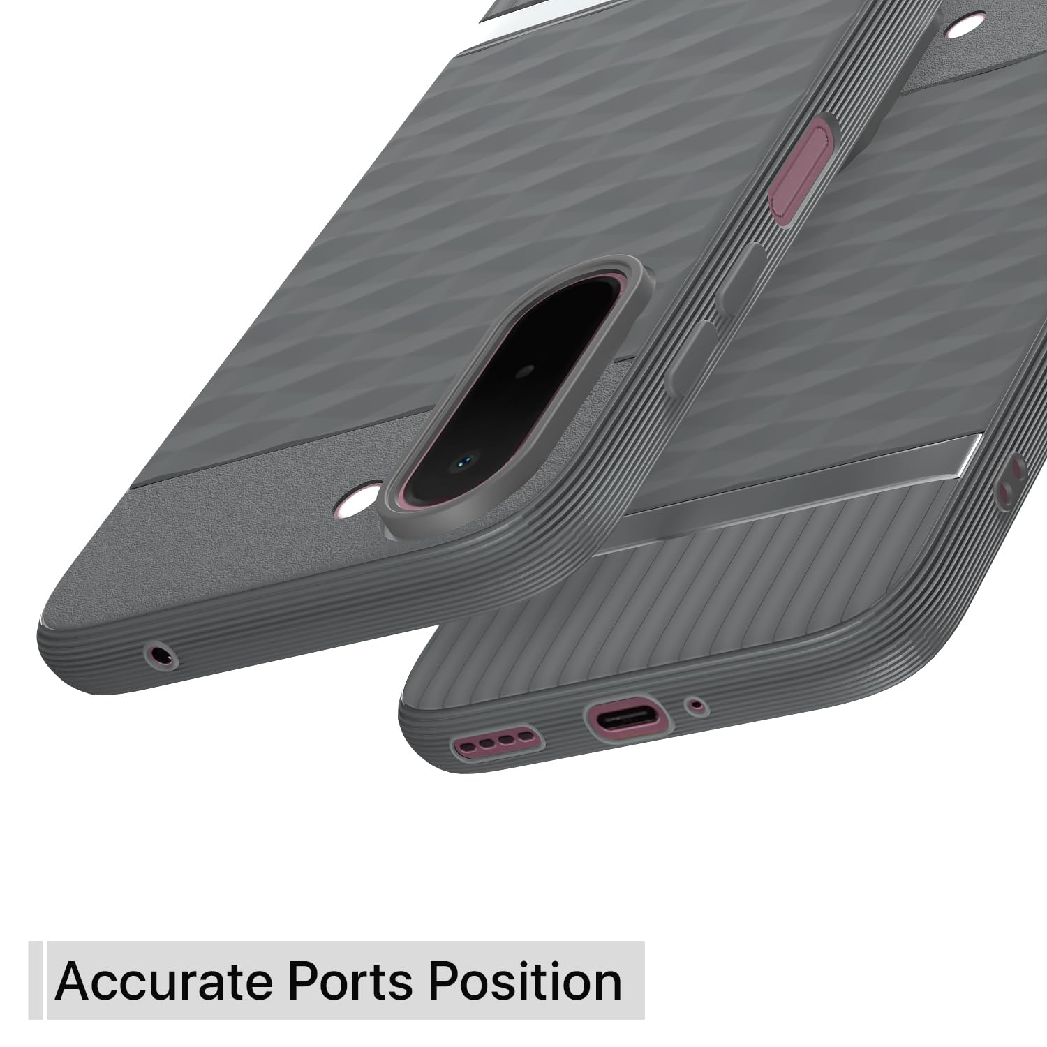 Pikkme grey Gencase phone cover for OnePlus N6x – photo 4