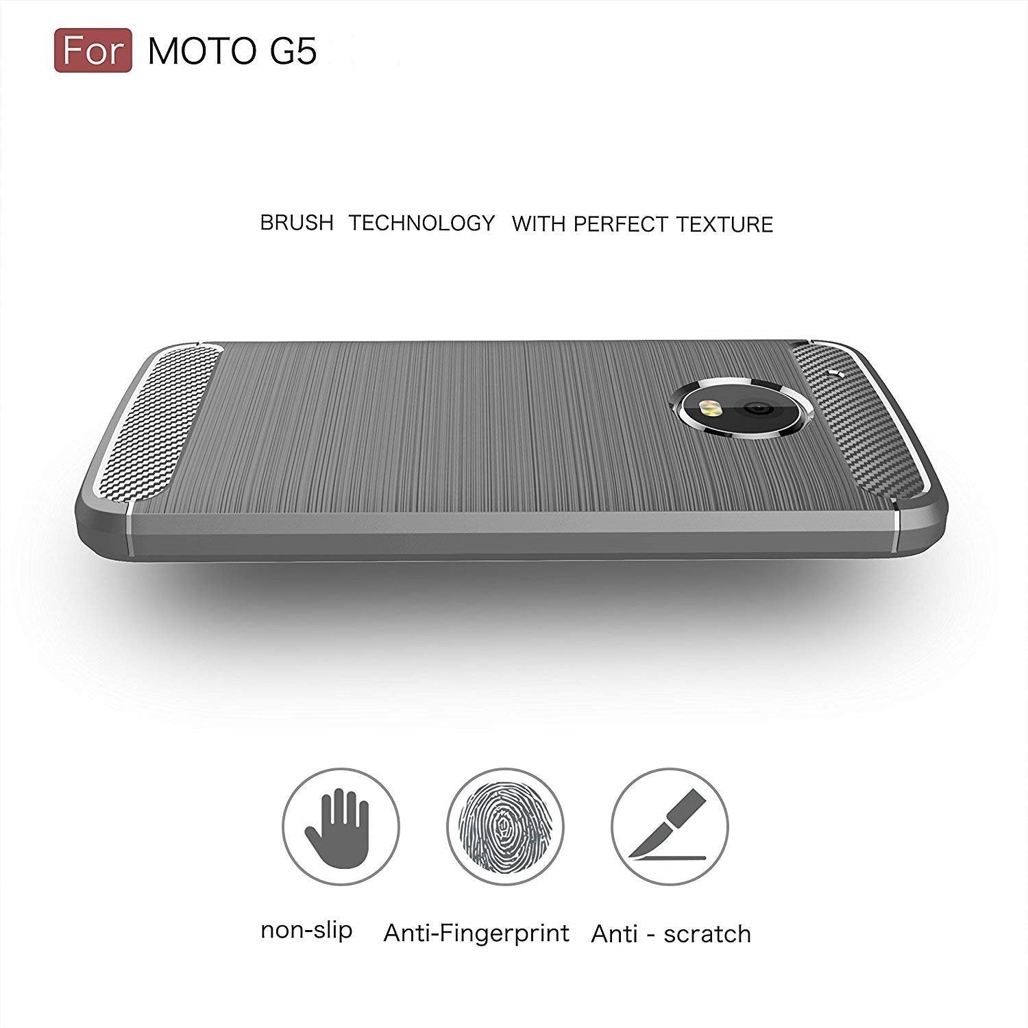Pikkme Moto G5 grey back cover – photo 2