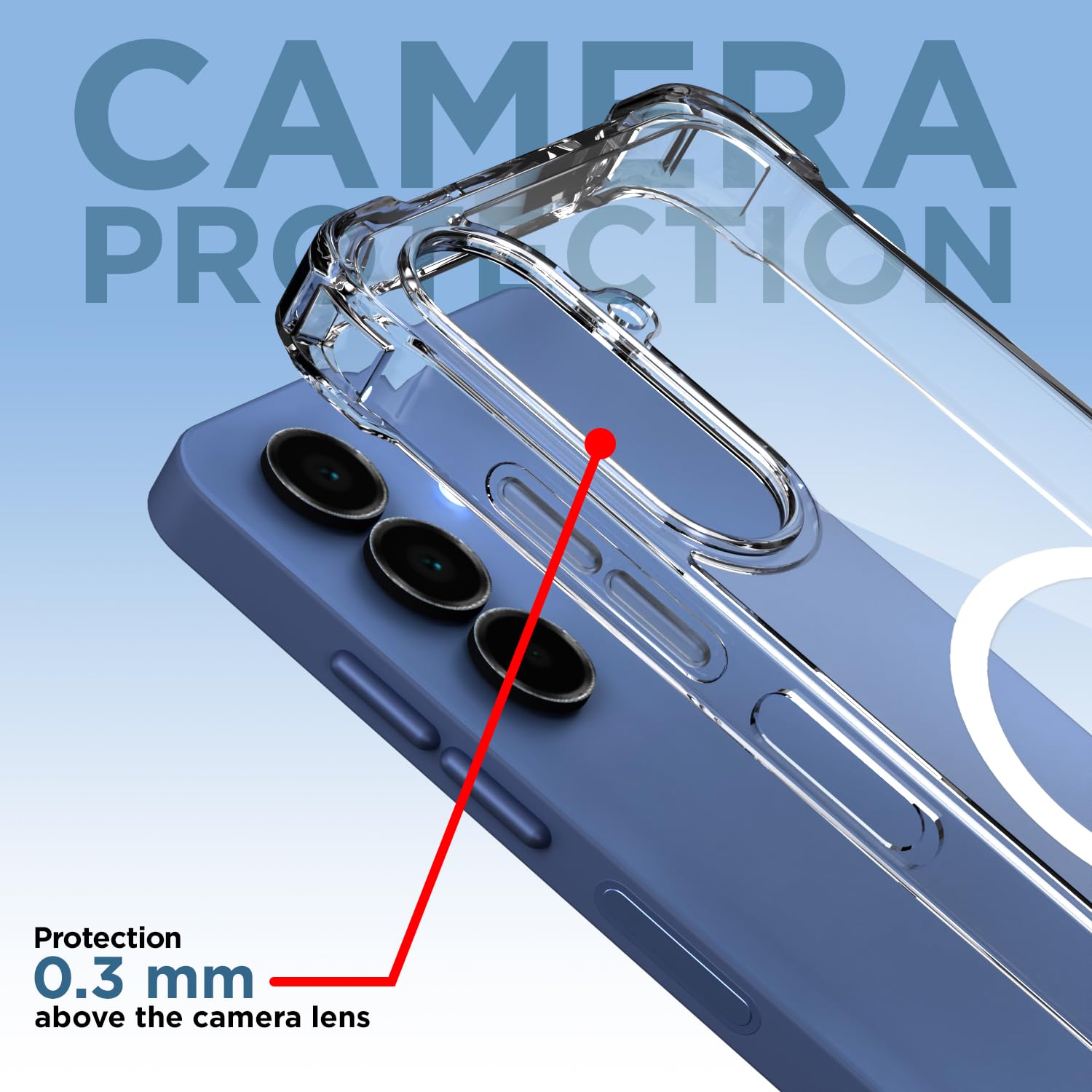Pikkme Samsung A15 4G/A15 5G MagSafe transparent mag-safe mobile cover – photo 5