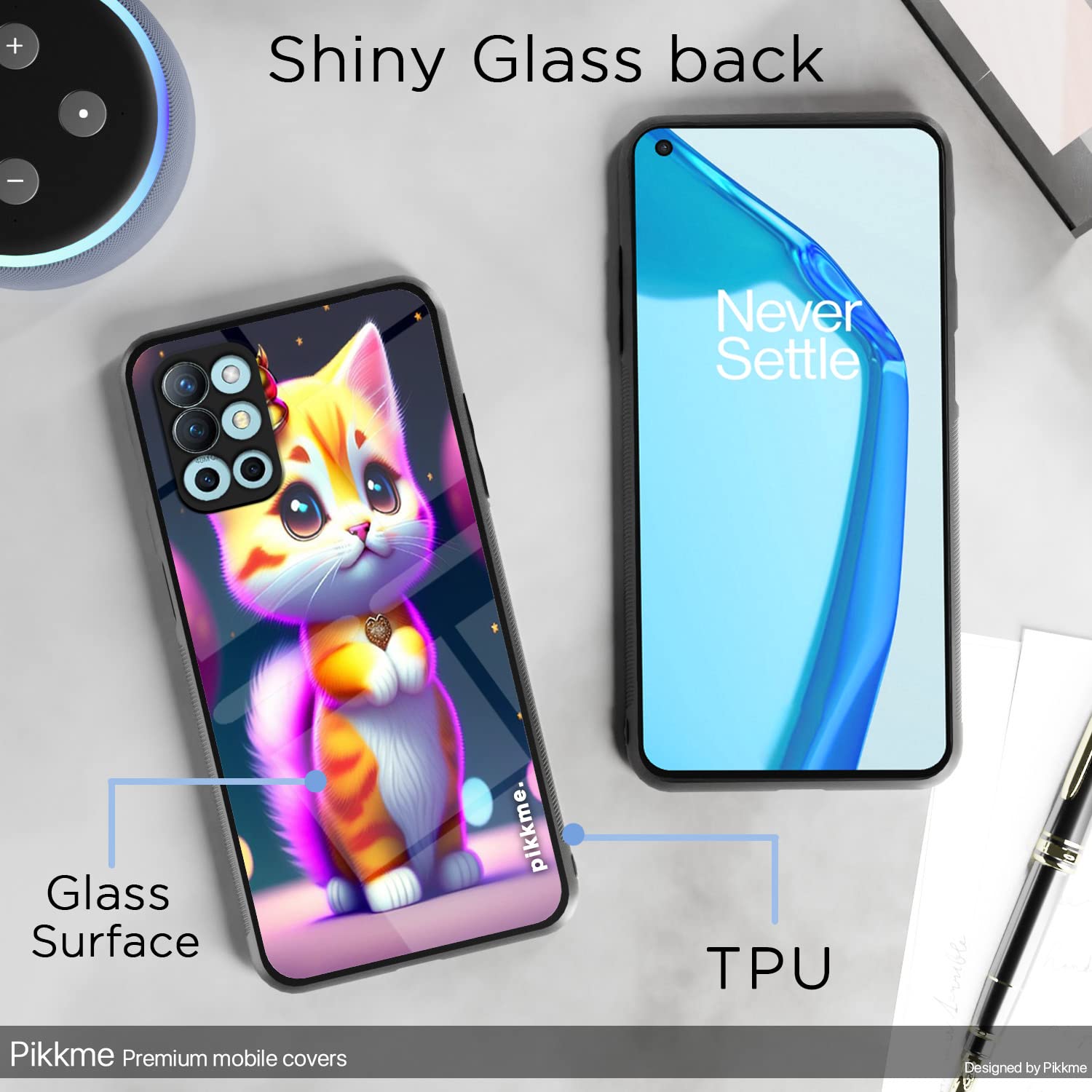 Pikkme Cat mobile cover for OnePlus 8T – photo 3