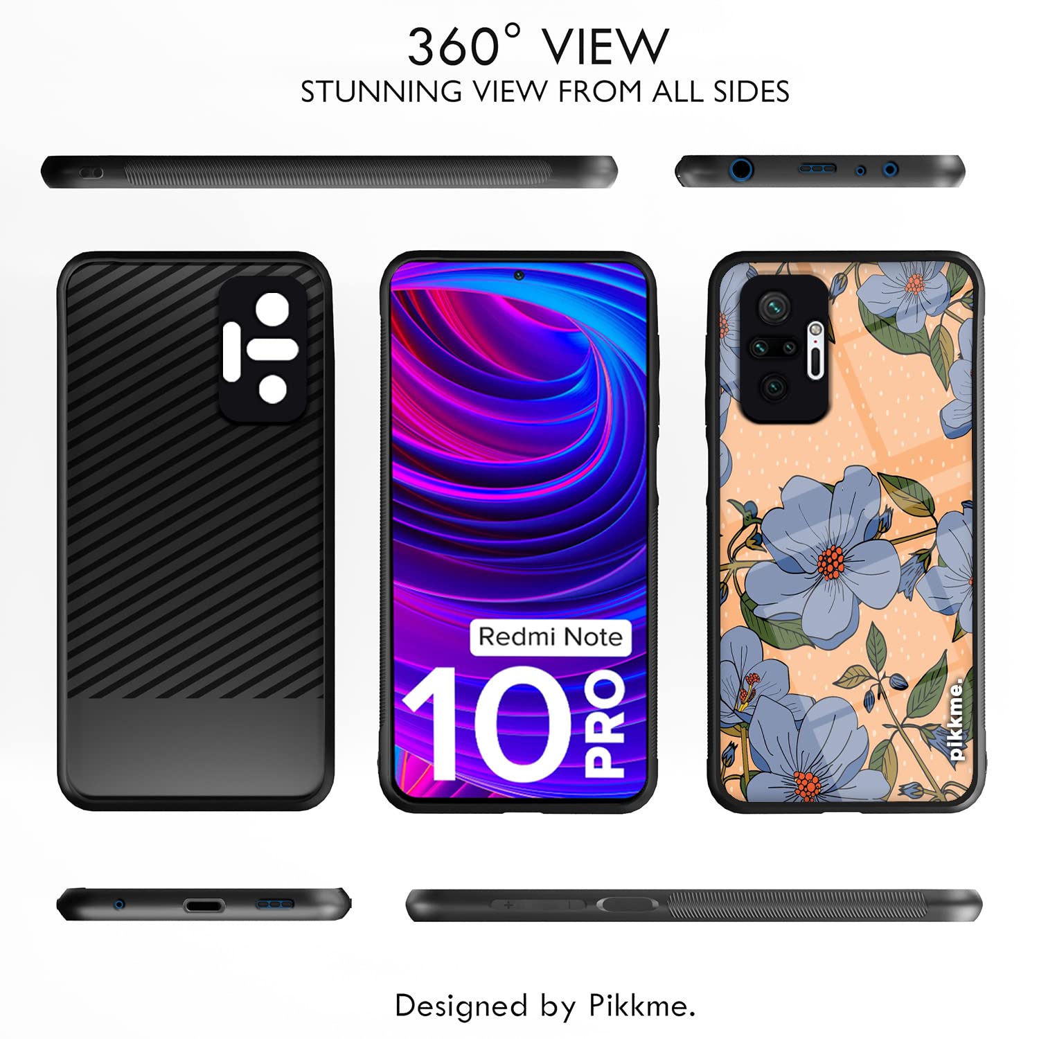 Redmi Note 10 Pro/Note 10 Pro Max Flower back cover by Pikkme – photo 2
