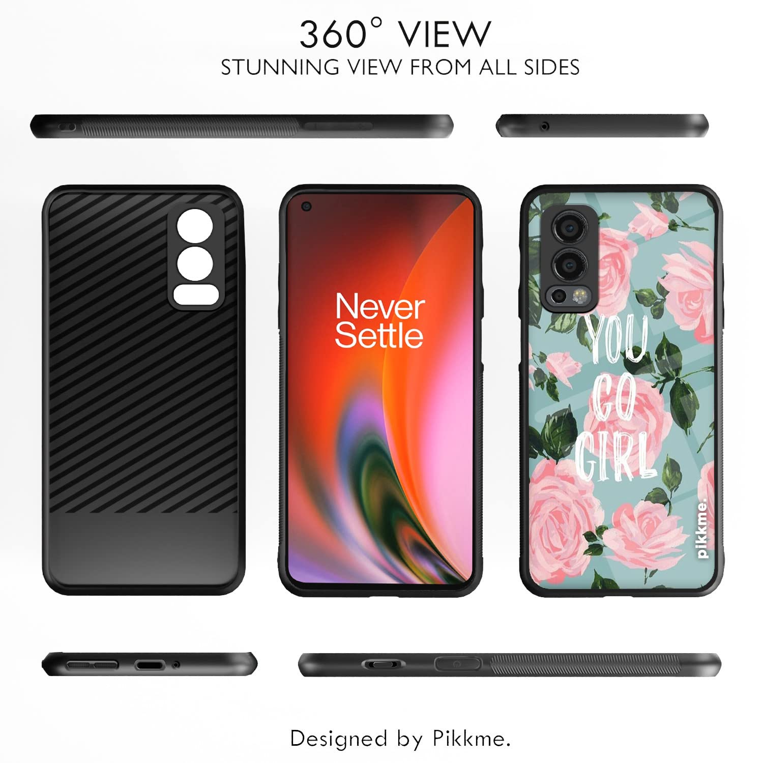 Pikkme OnePlus Nord 2 5G Flower back cover – photo 2