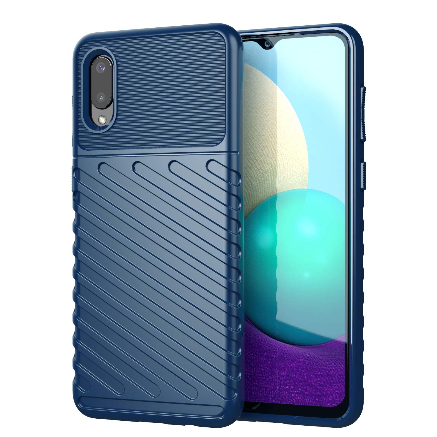 Pikkme blue Matte mobile cover for Samsung M02 – photo 3