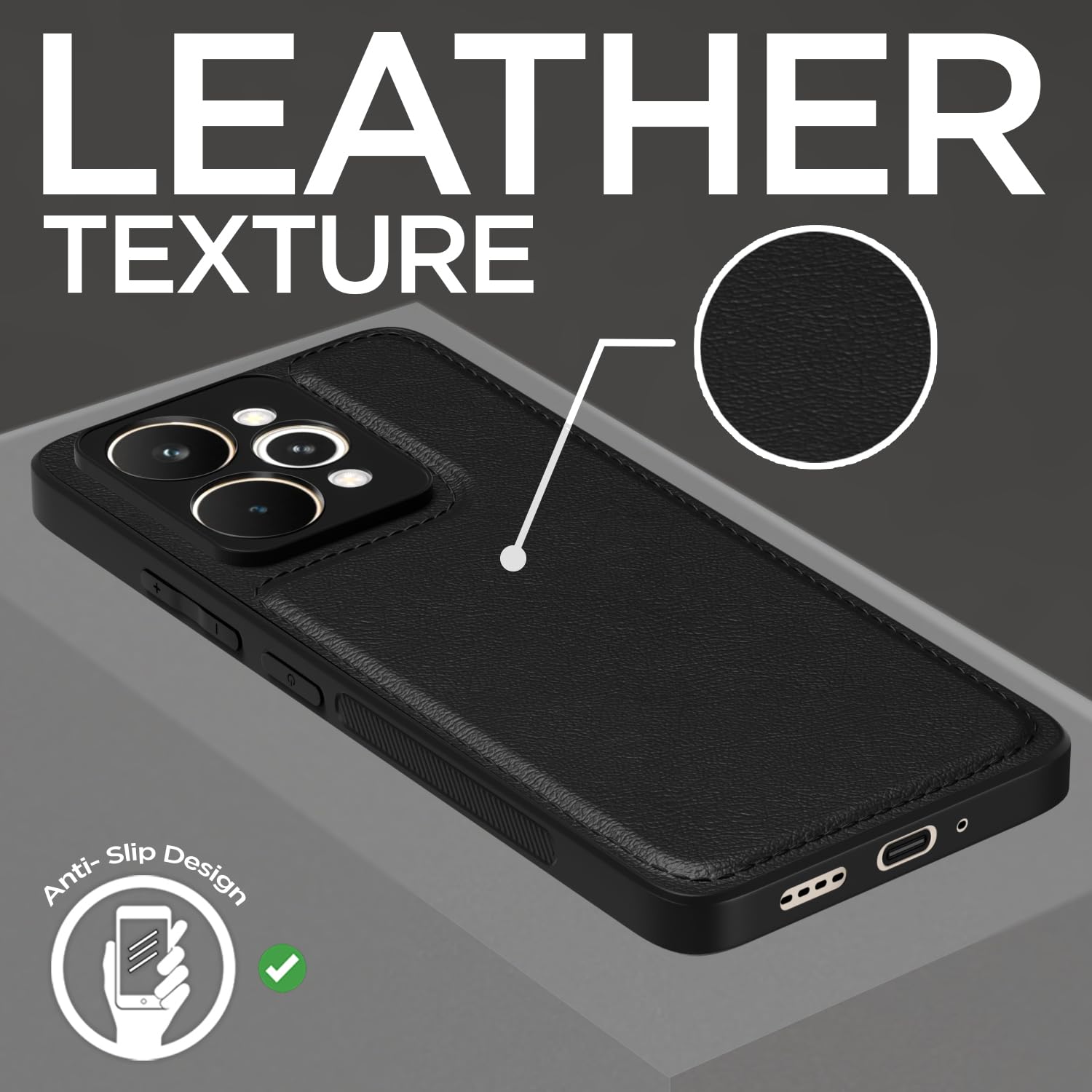 Pikkme black phone cover for Realme 15 Pro 5G – photo 2