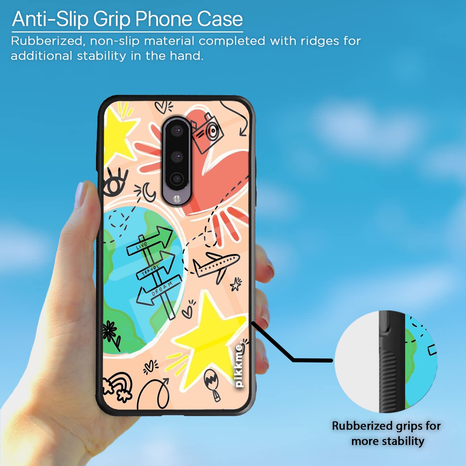 Pikkme OnePlus 8 Hybrid mobile back cover – photo 5
