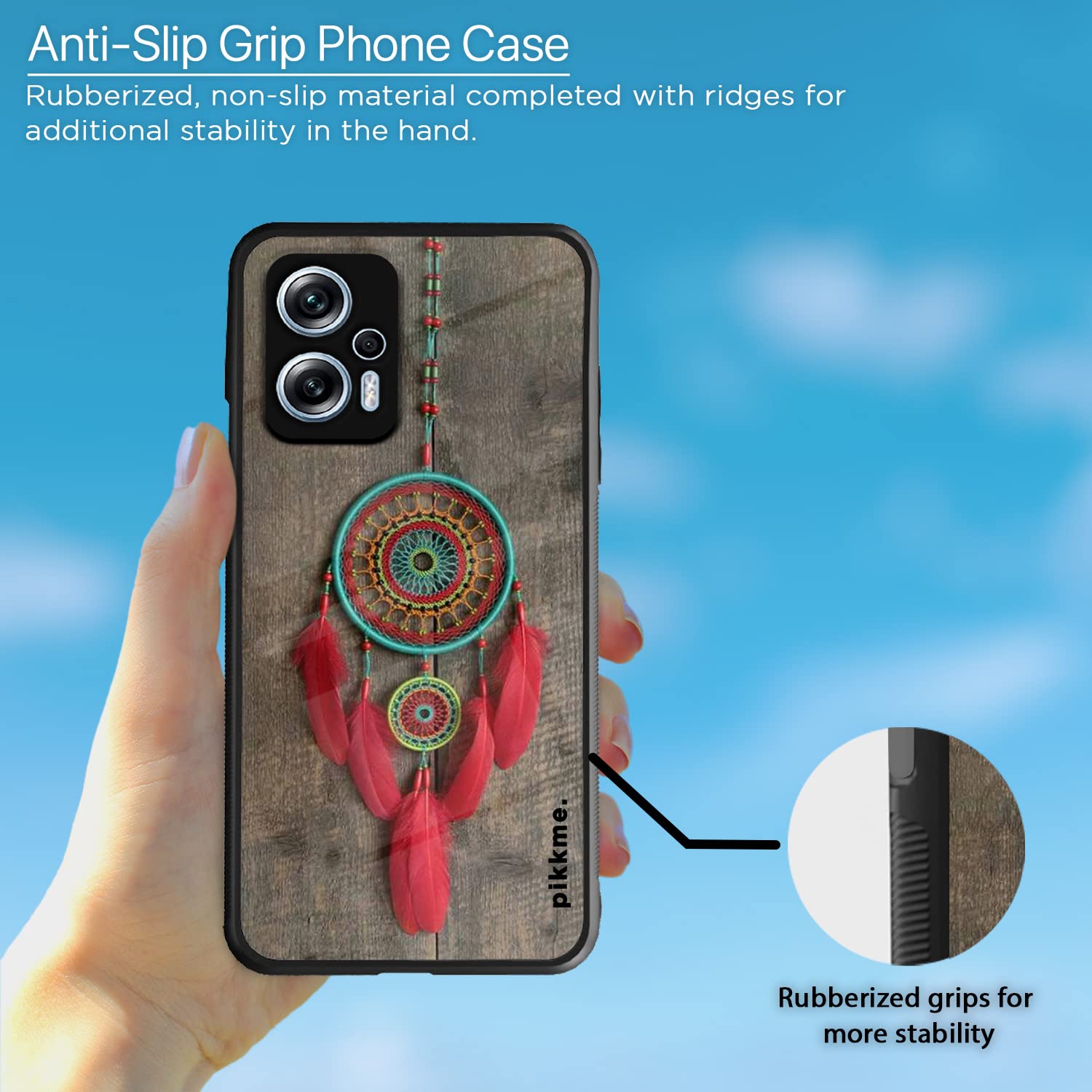 Redmi K50i 5G Flower back cover by Pikkme – photo 5