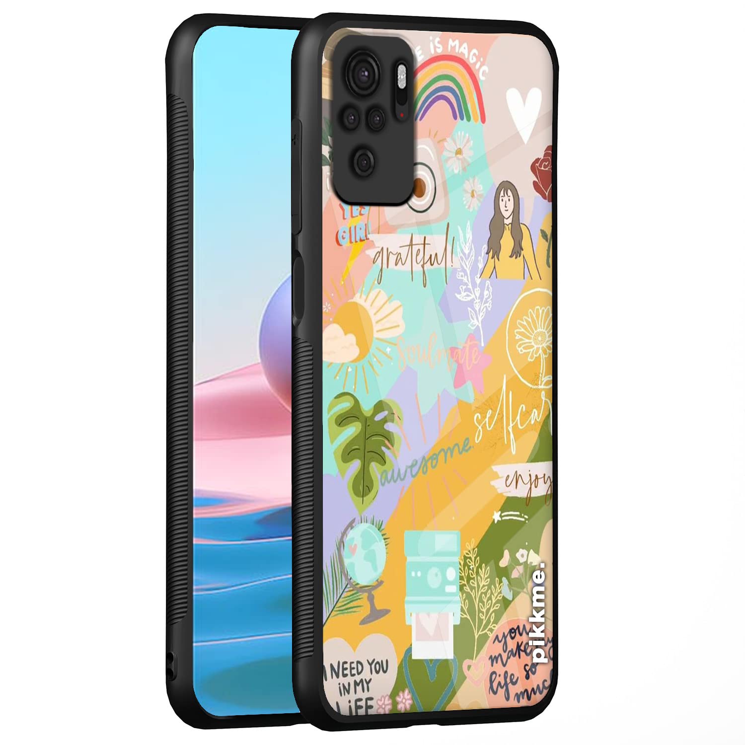 Pikkme mobile back cover for Redmi Note 10/Note 10s