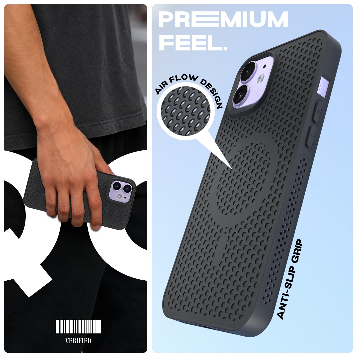 Black phone cover for iPhone 11 – Pikkme – photo 2