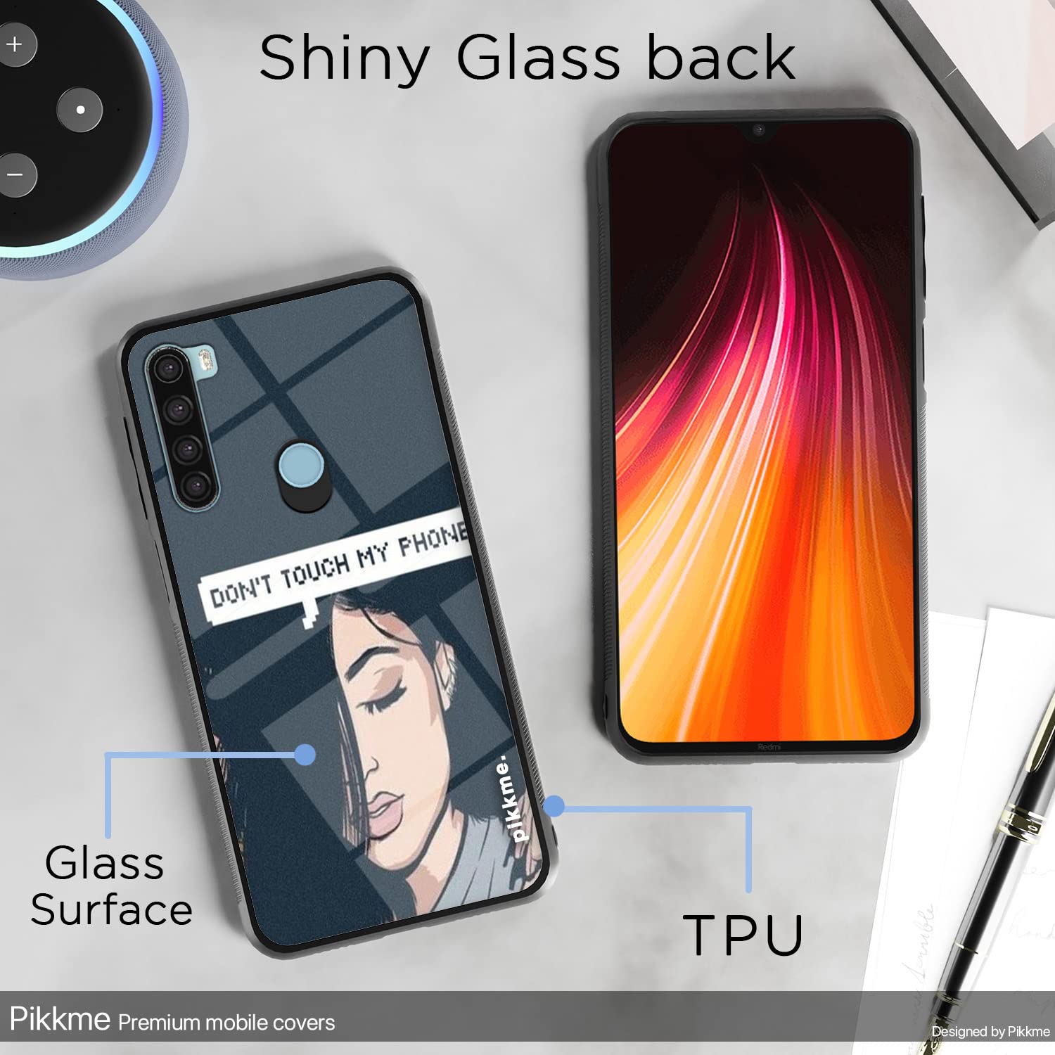 Redmi Note 8 Hybrid mobile back cover by Pikkme – photo 3
