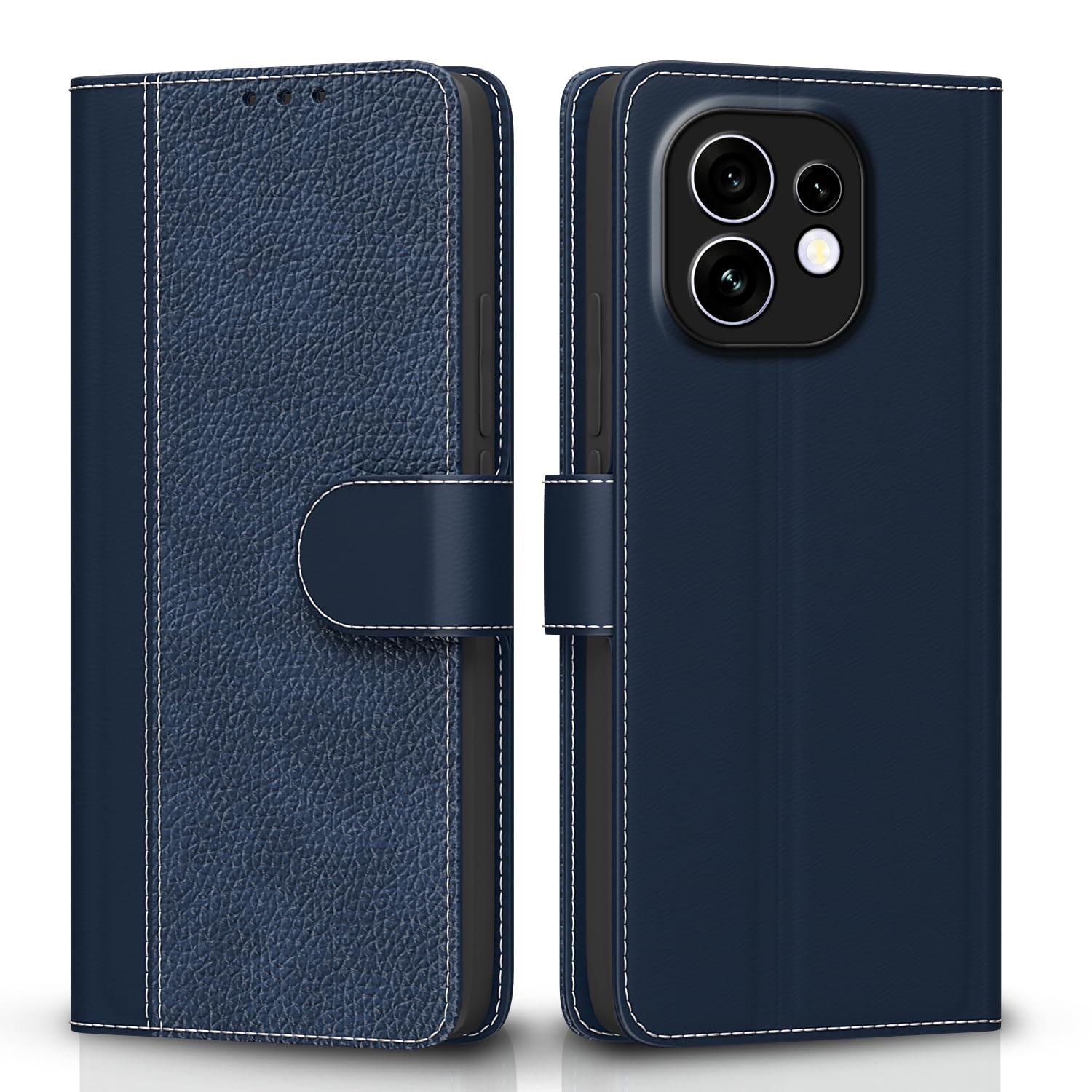Pikkme blue Wallet wallet flip cover for Oppo Reno 16 5G