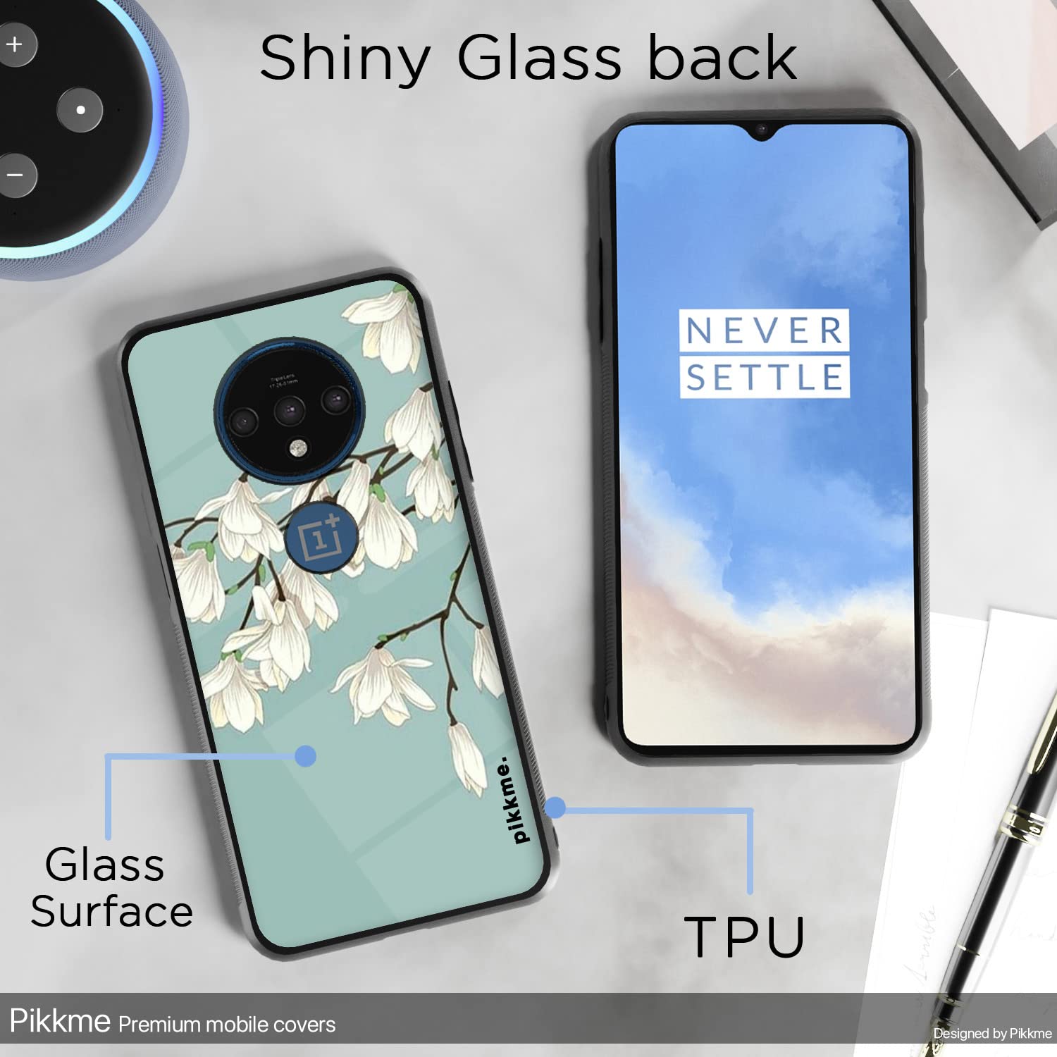 Flower Mobile back cover for OnePlus 7T – Pikkme – photo 3