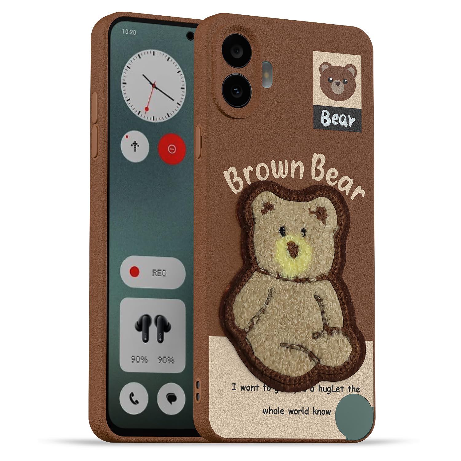 CMF Phone 1 mobile cover in brown by Pikkme