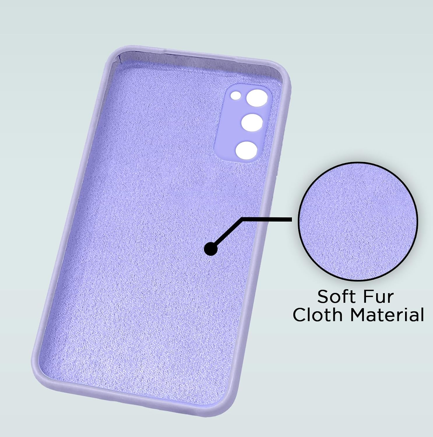 Pikkme Samsung Galaxy S20 FE / S20 FE 5G Soft Matte Silicone Shockproof Case | Purple