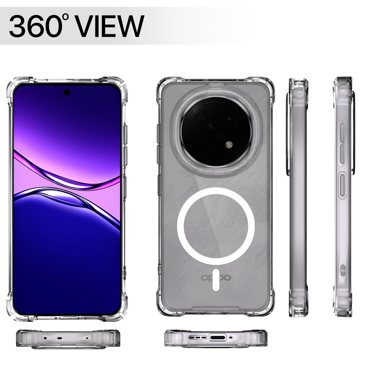 Oppo F29 Pro 5G back cover in transparent mag-safe by Pikkme – photo 7
