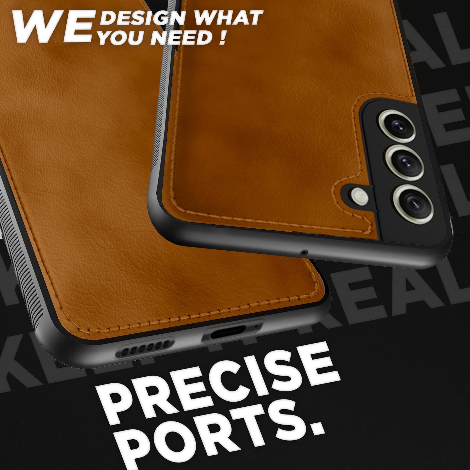 Pikkme brown Leather phone cover for Samsung S22 – photo 3