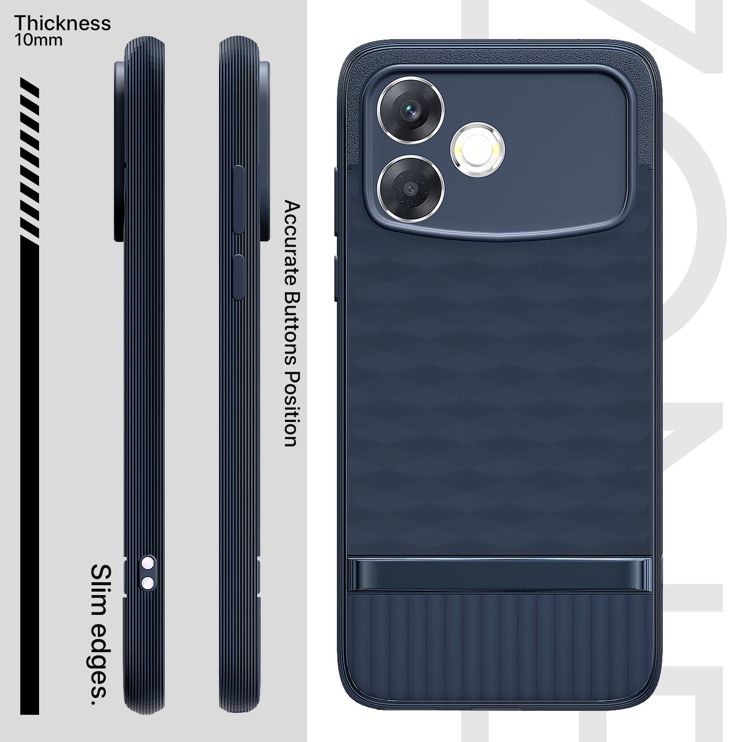 Pikkme blue phone cover for Oppo F33 Pro 5G – photo 3