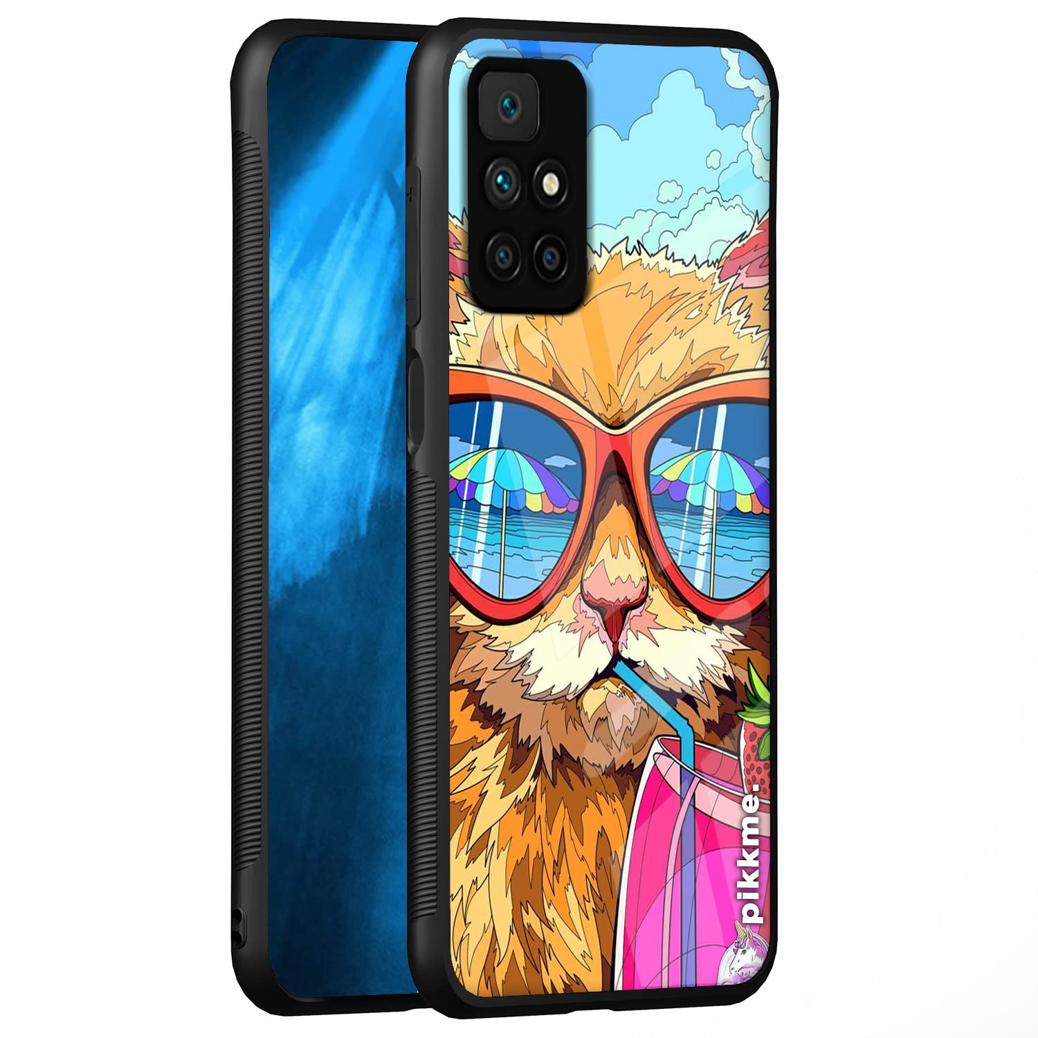 Pikkme Redmi 10 Prime Cat mobile cover