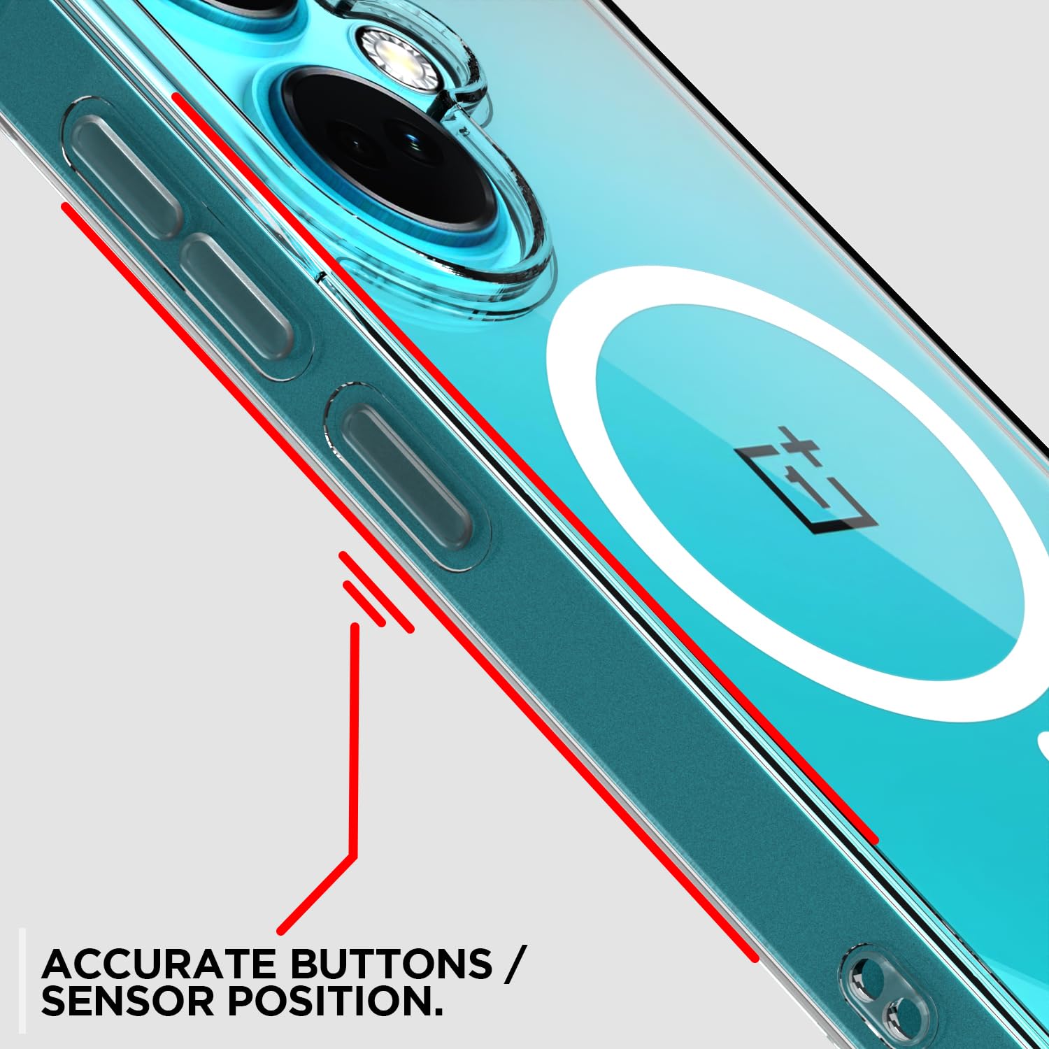 Transparent mag-safe mobile back cover for OnePlus Nord CE 3 5G – Pikkme – photo 6