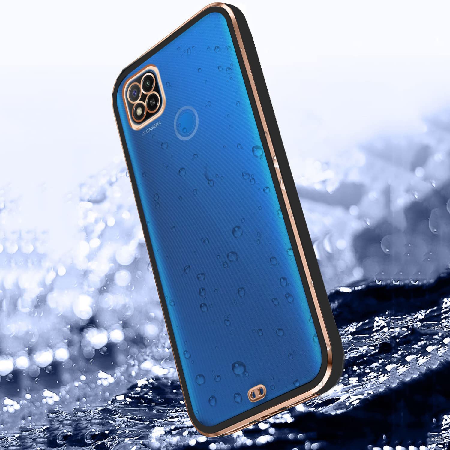 Redmi 9/9C/9, Poco C31/Redmi 10A Chrome mobile back cover in black by Pikkme – photo 2