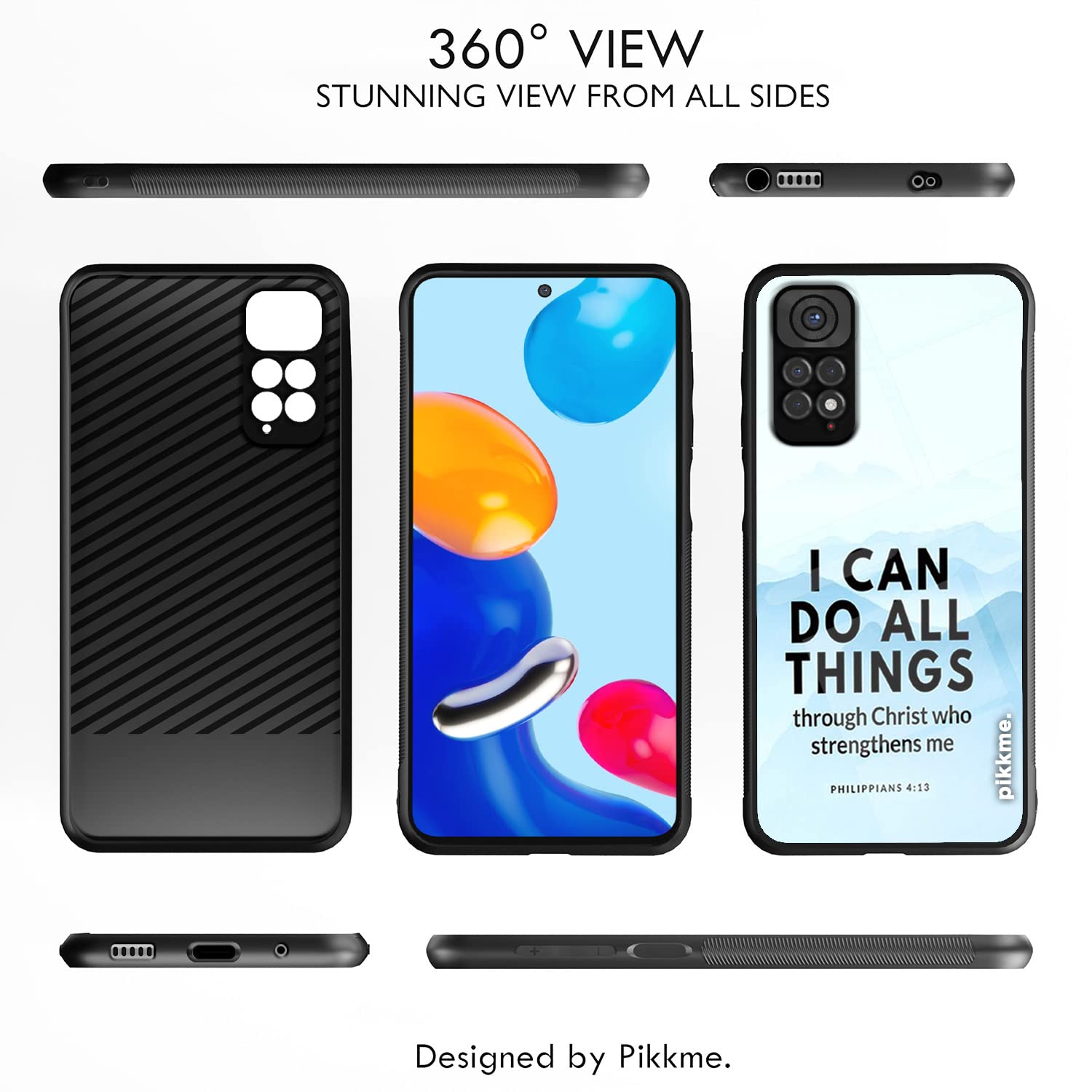 Redmi Note 11/Note 11s Hybrid mobile back cover by Pikkme – photo 2