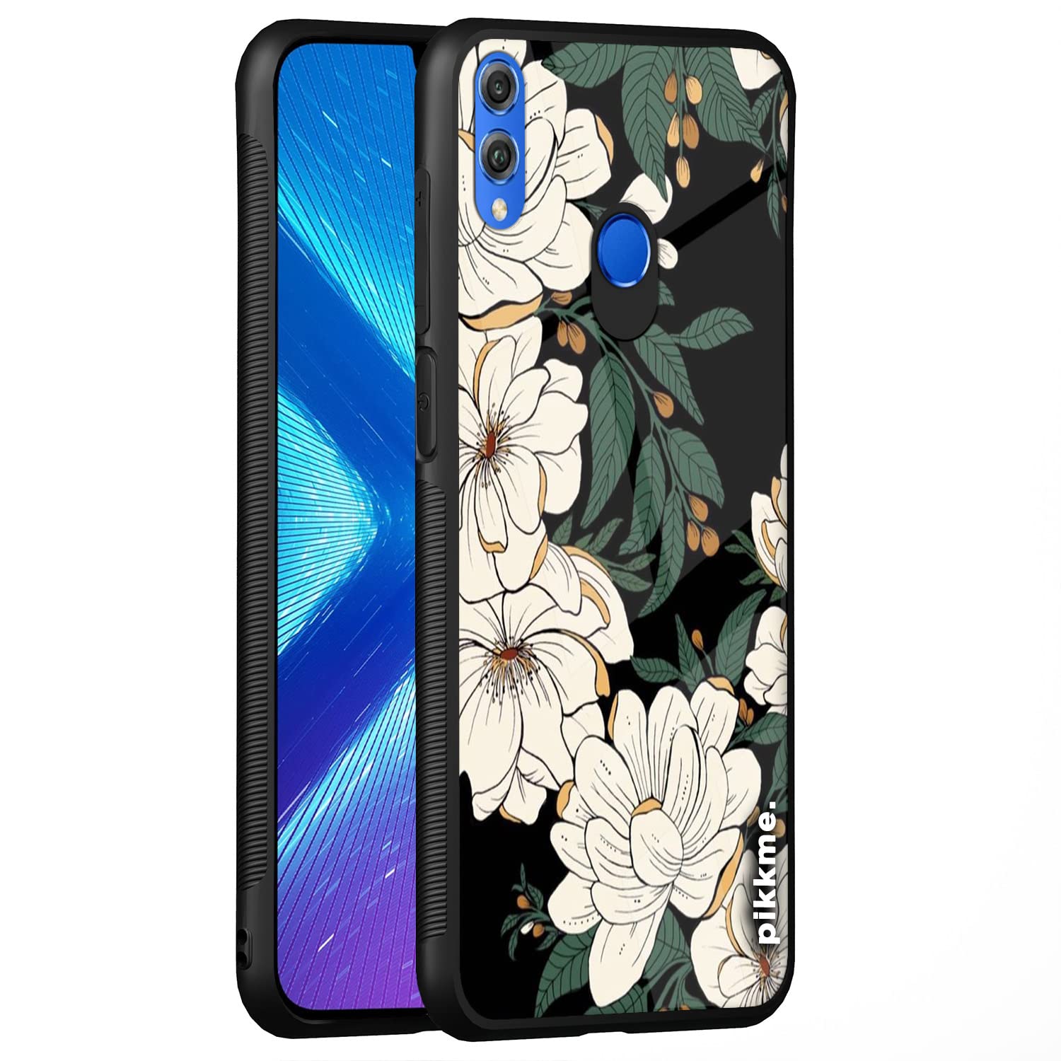 Pikkme Flower mobile back cover for Honor 8X
