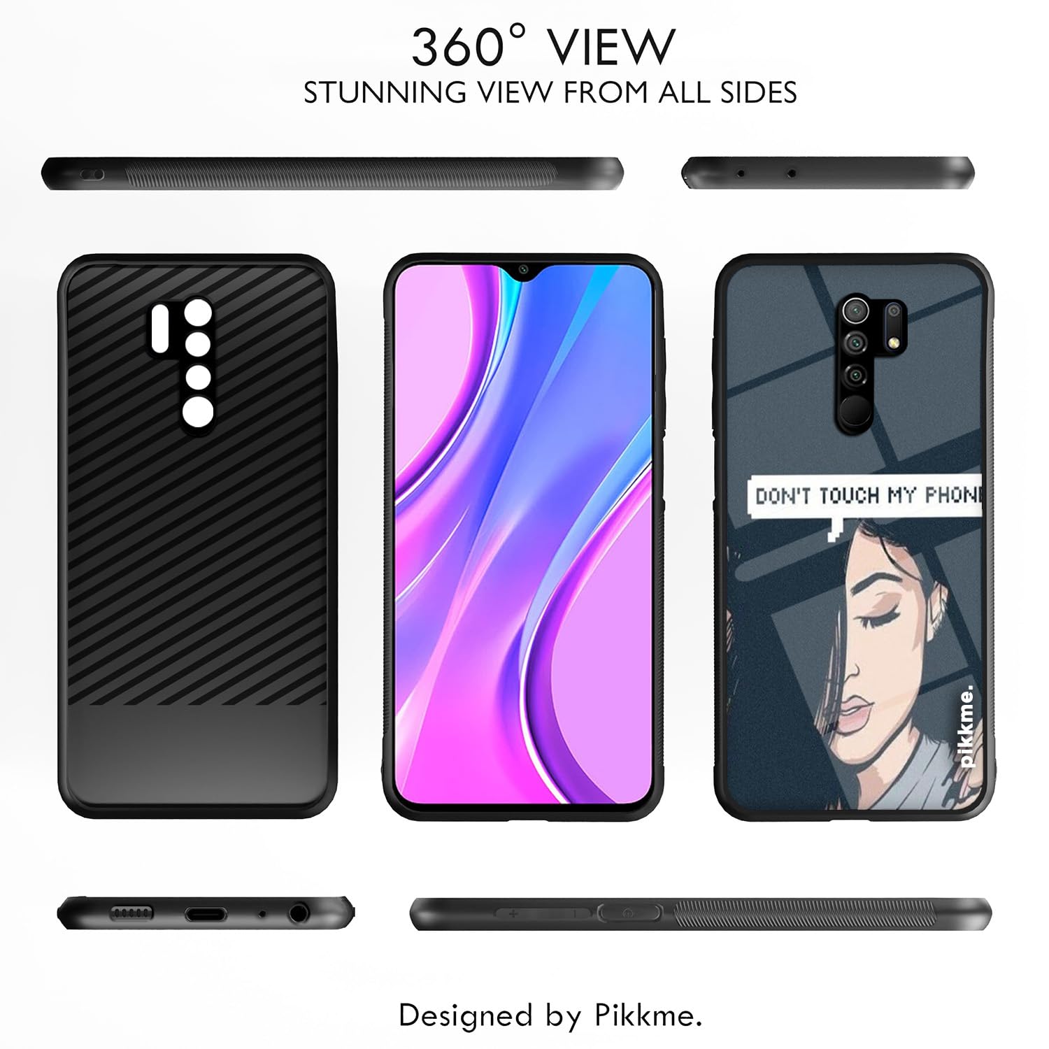 Redmi 9 Prime Hybrid mobile back cover by Pikkme – photo 2